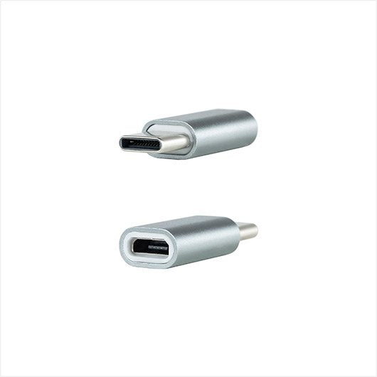 Adaptador Usb-C A Micro Usb NanoCabo Gris