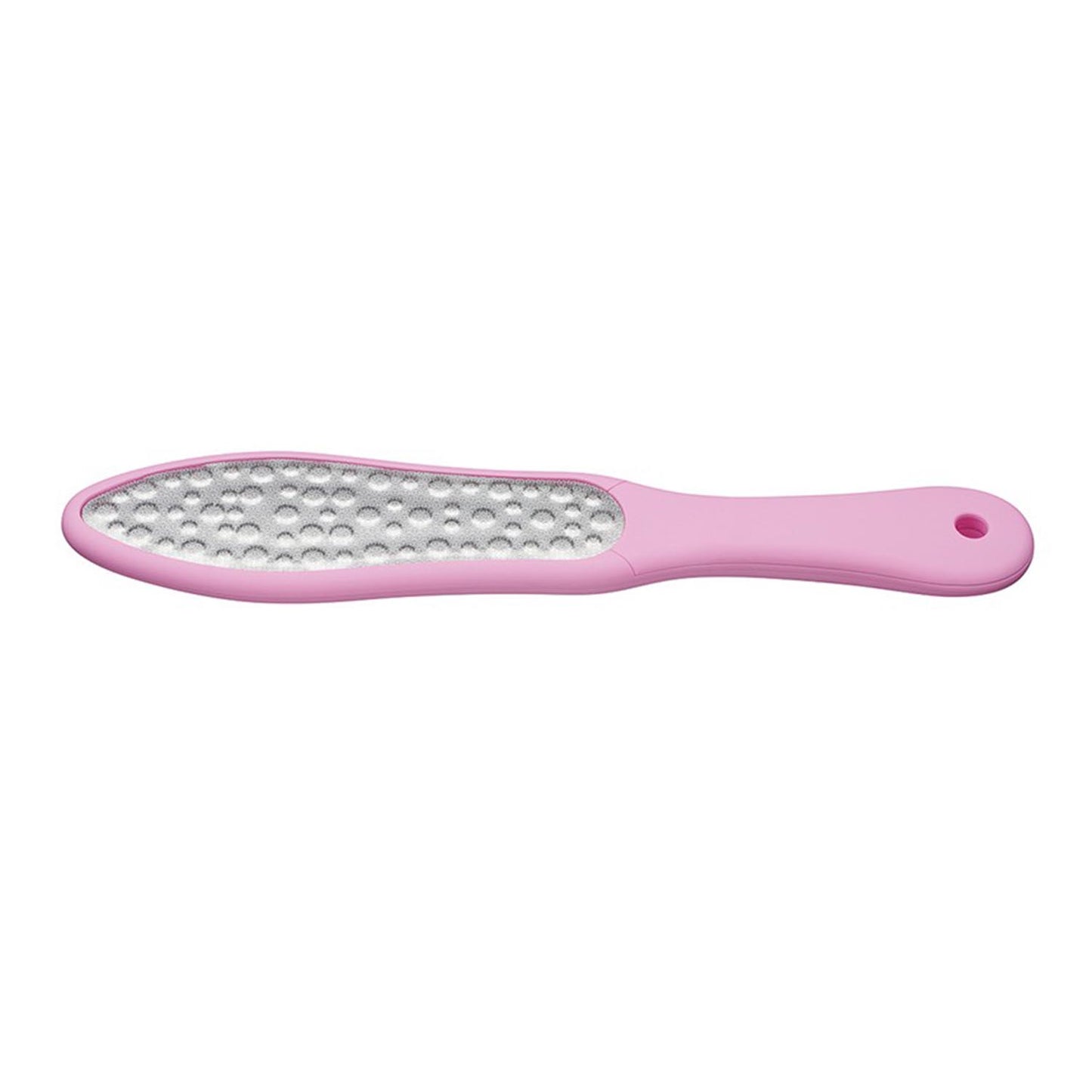 Eurostil Metalico Raspa-Calos Con Mango Goma Soft Rosa 1Un