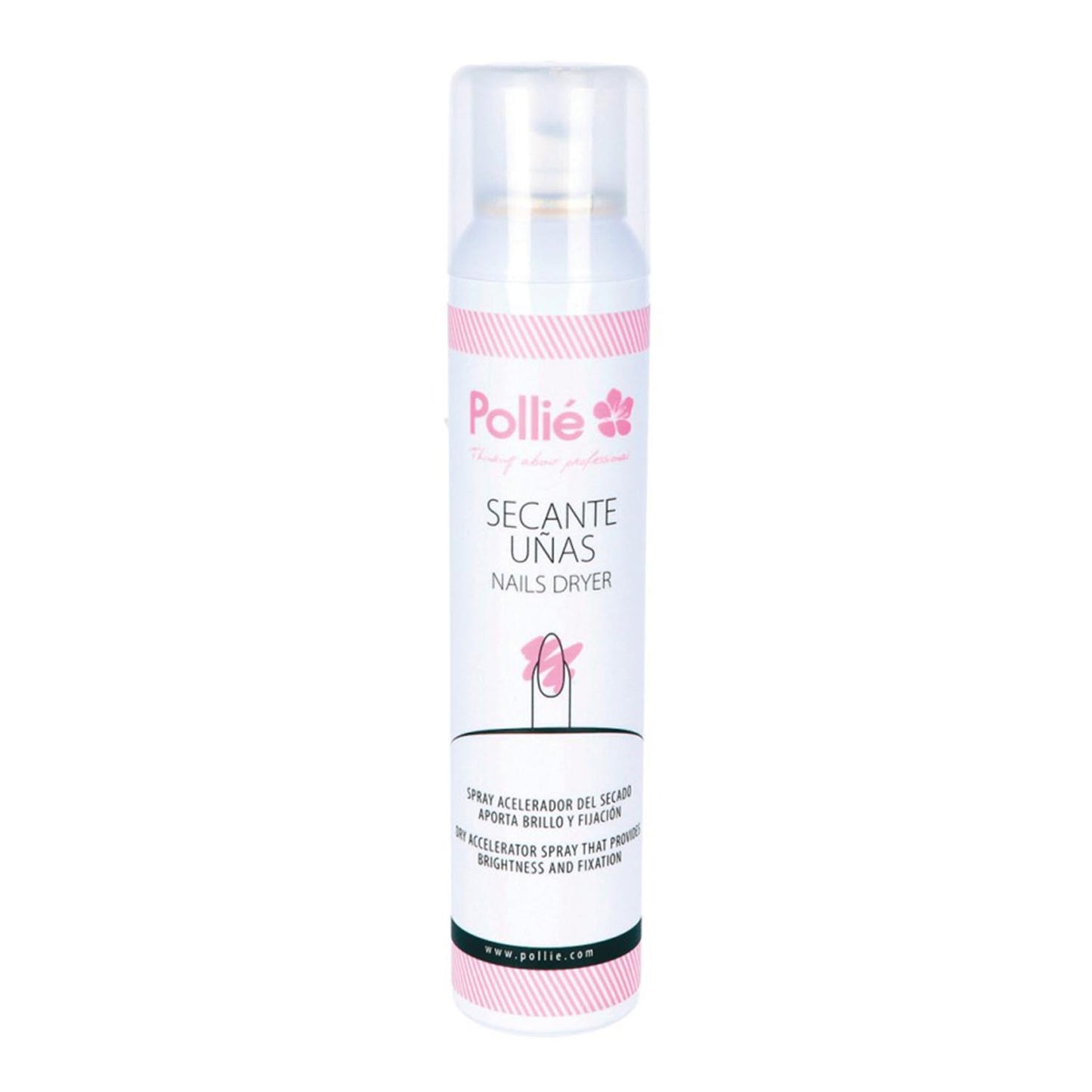 Pollie Uñas Secante Acelerador En Spray 200Ml Vaporizador