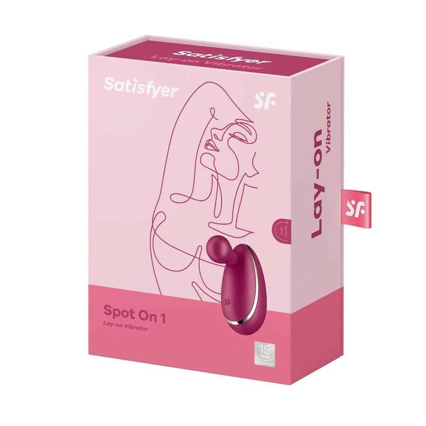 Satisfyer Spot-On 1 Lay-On Vibrador Cereza 1Un