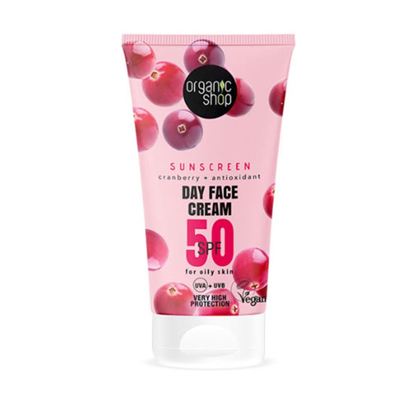 Organic Shop Cranberry Creme Facial De Dia Spf50 50Ml