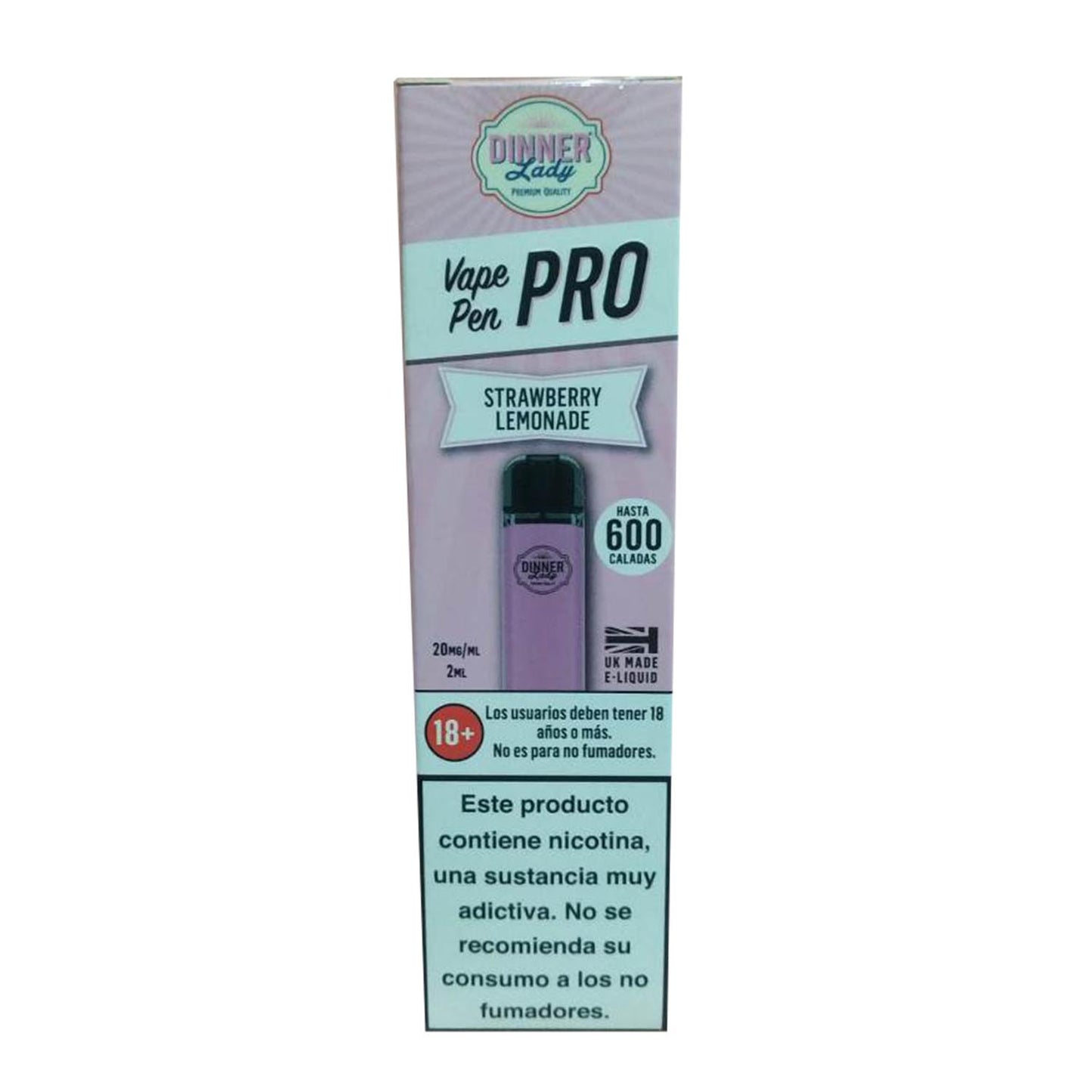 DINNER LADY PRO VAPEADOR STRAWBERRY LEMONADE 1UN