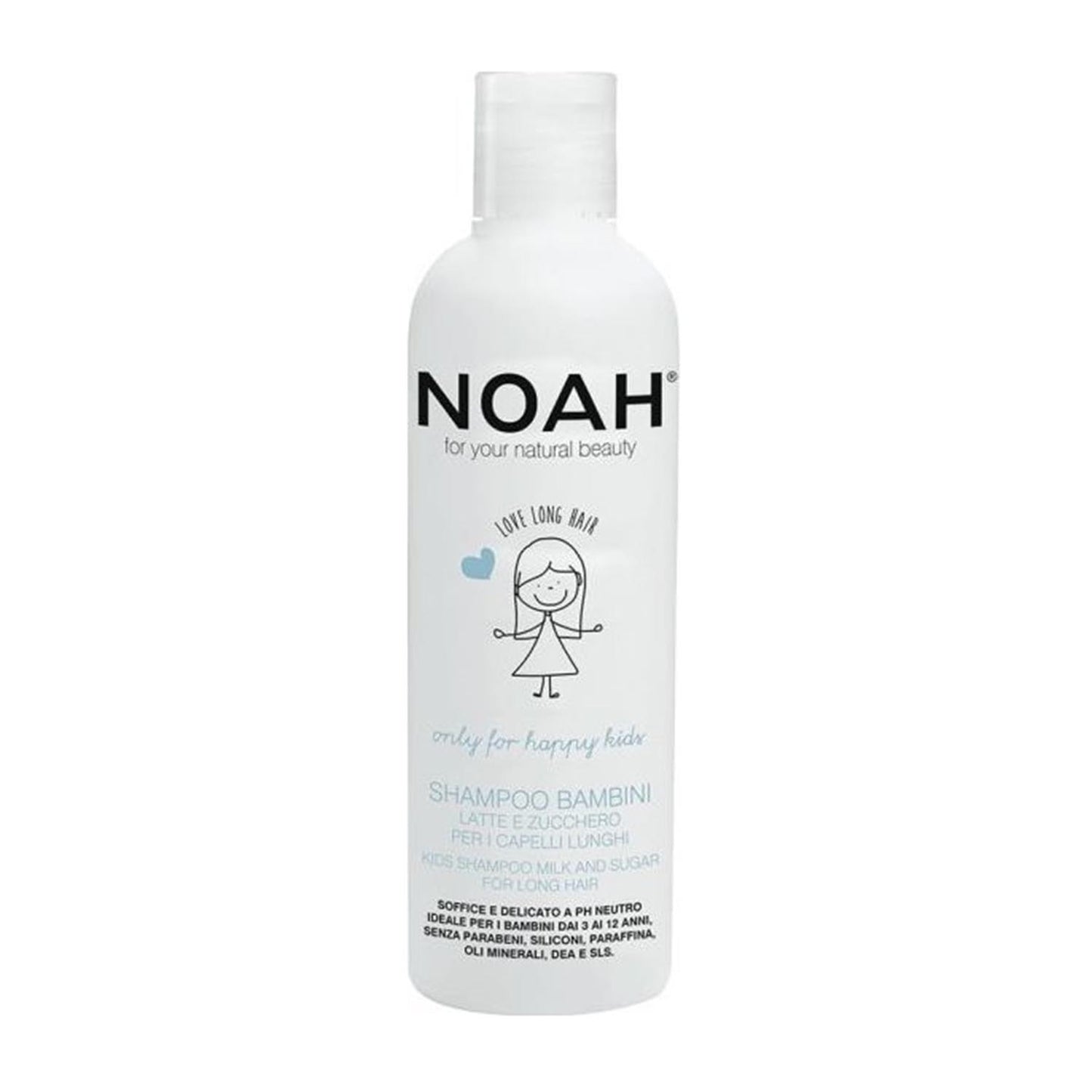 NOAH KIDS CHAMPÚ-LECHE CABELLO LARGO 250ML
