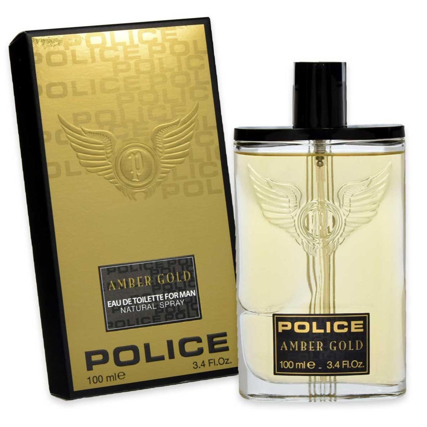 Police Amber Gold Eau De Toilette For Man 100Ml Vaporizador