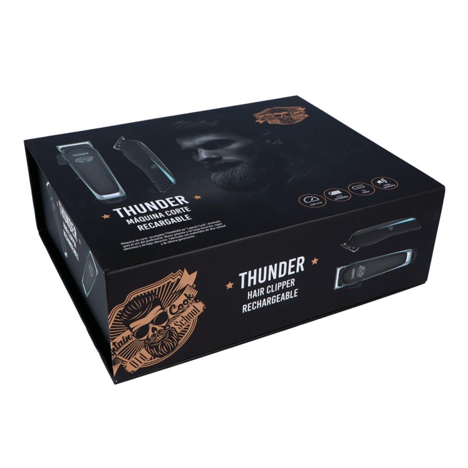 Captain Cook Thunder Maquinilla Cortepelo Recargable 1Ml