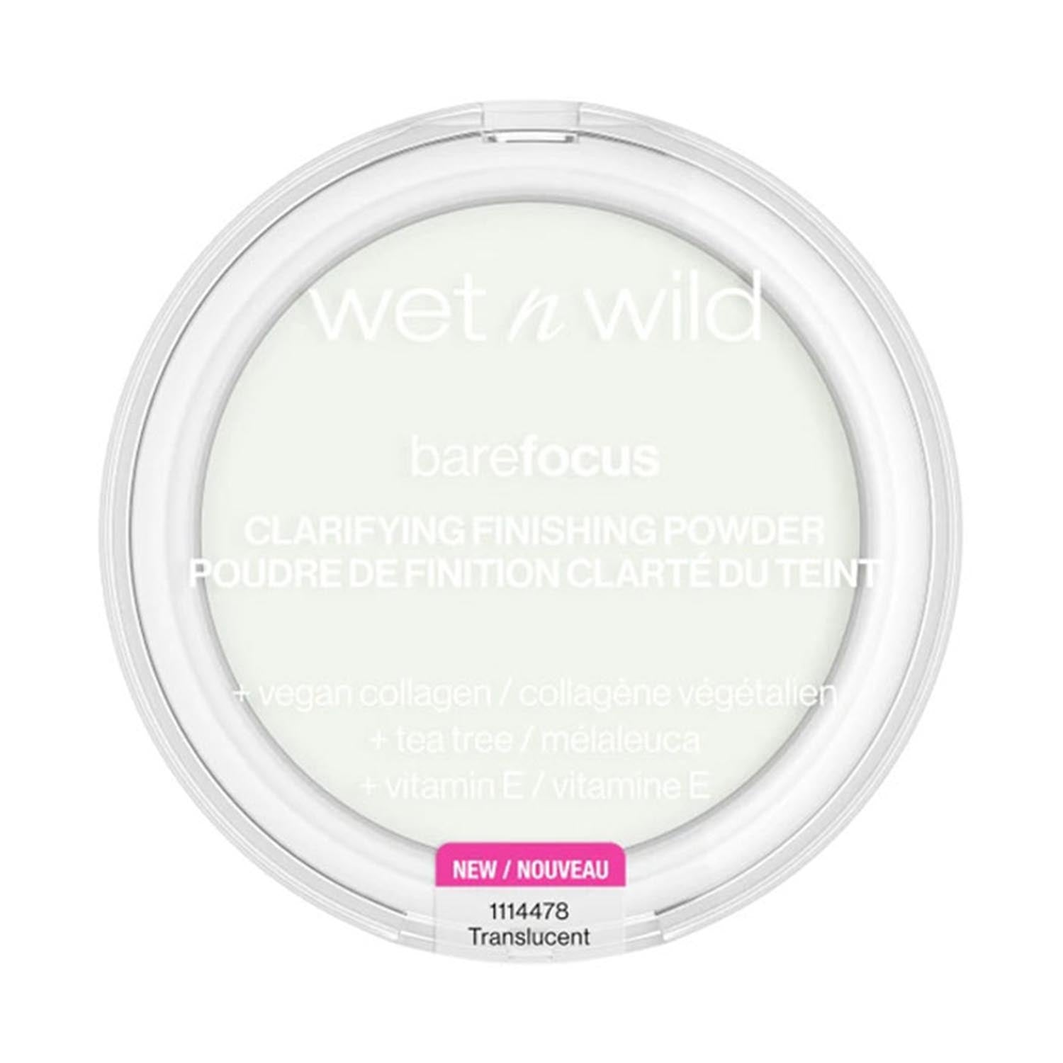 Wetn Wild Barefocus Clarifying Finish Powder Nslucent 1Un