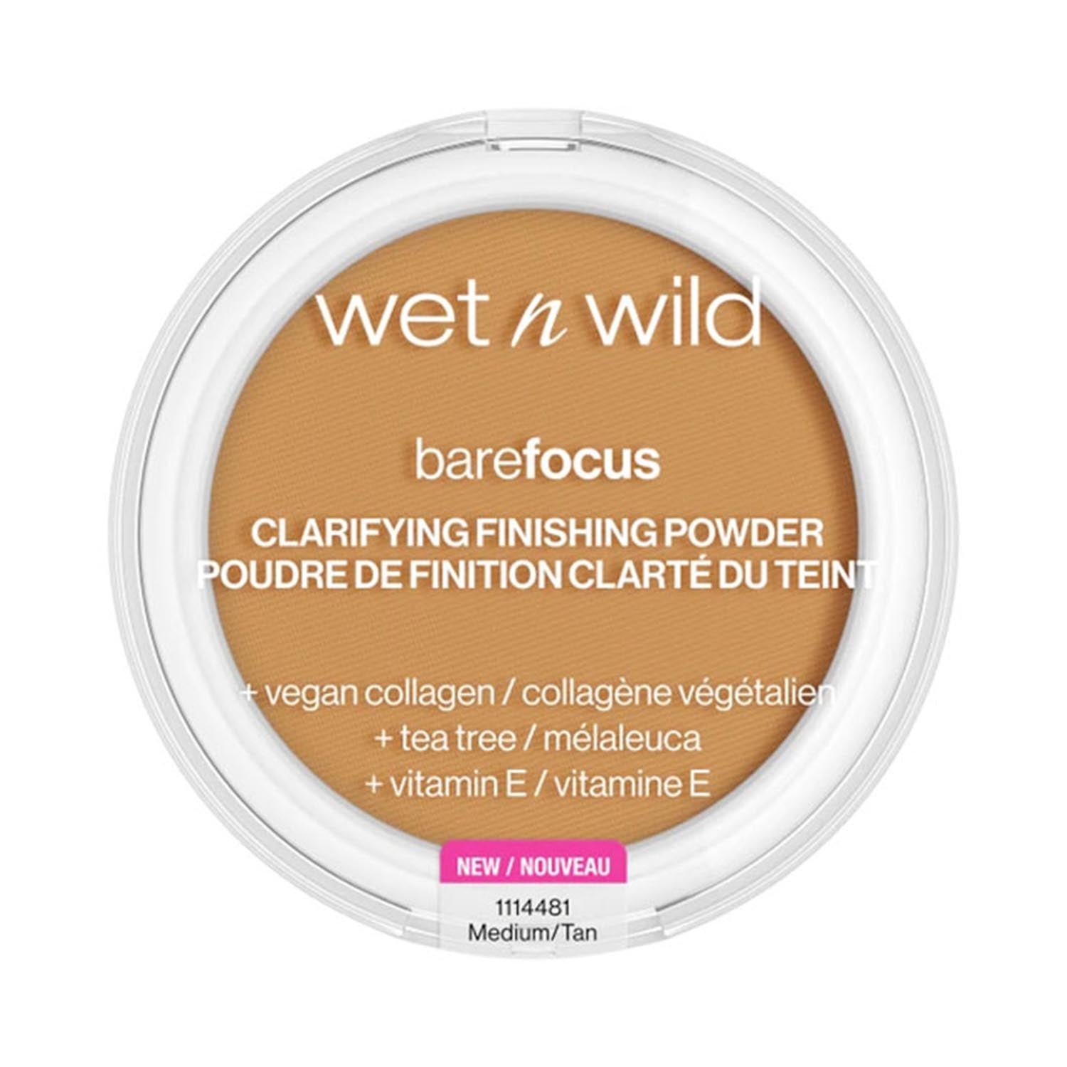 Wetn Wild Barefocus Clarifying Finish Powder Tan 1Un