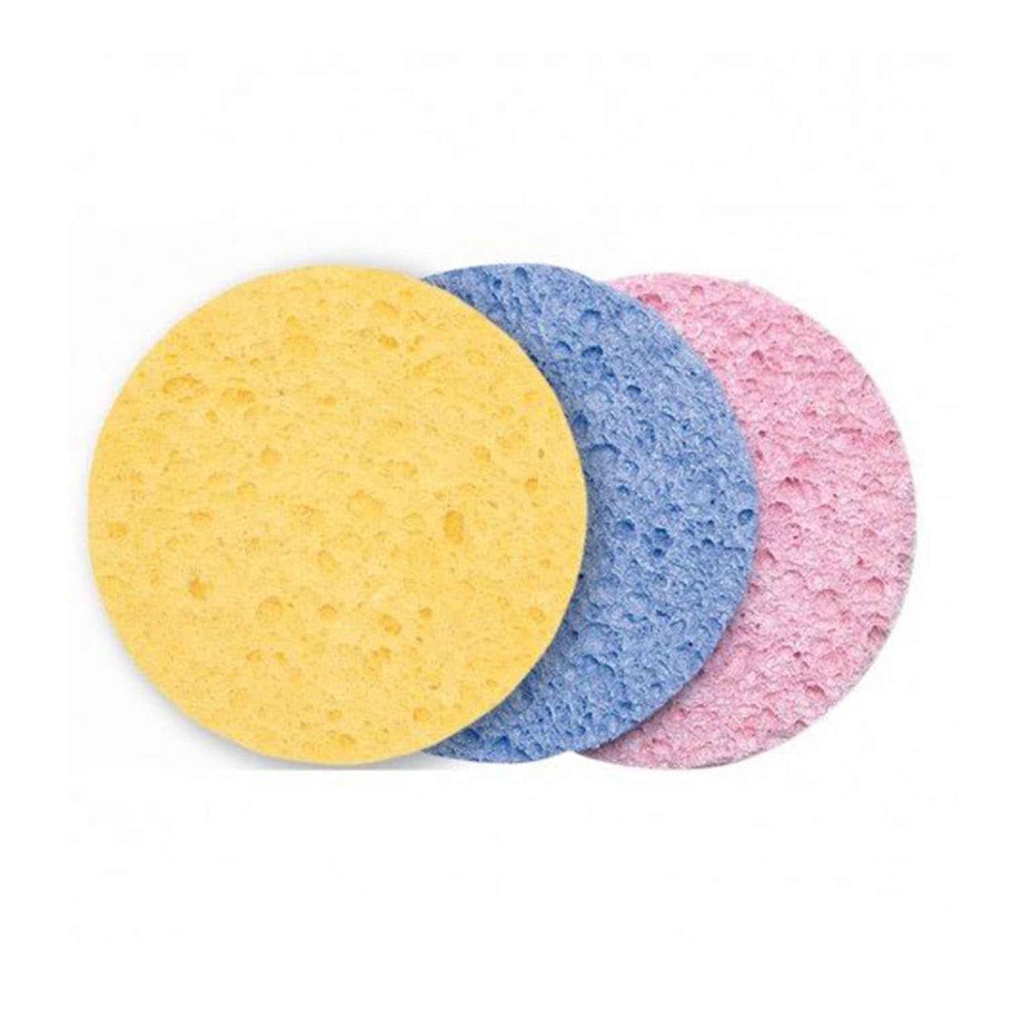 Eurostil Colores Esponja Desmaquilhante Celulosa 90Mm Pack 12Un