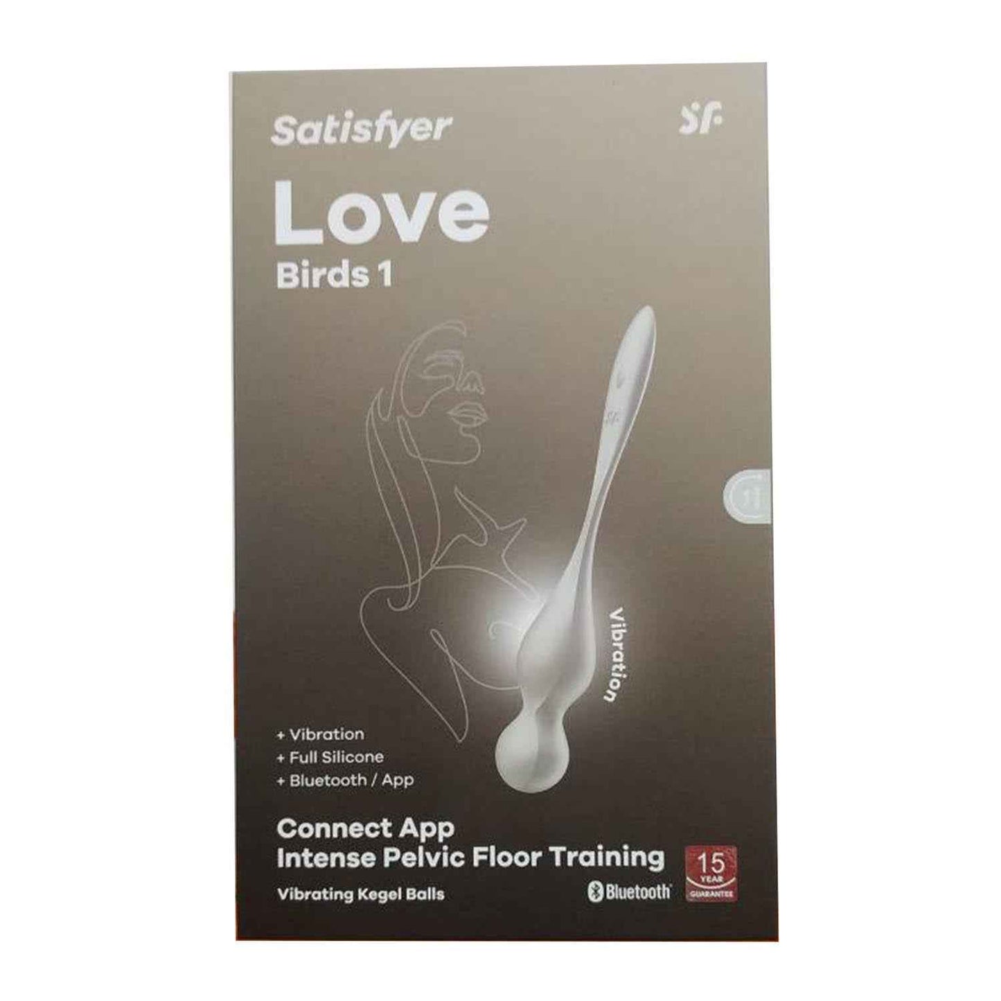 Satisfyer Love Birds 1 Intense Pelvic Floor Training App Beige 1Un