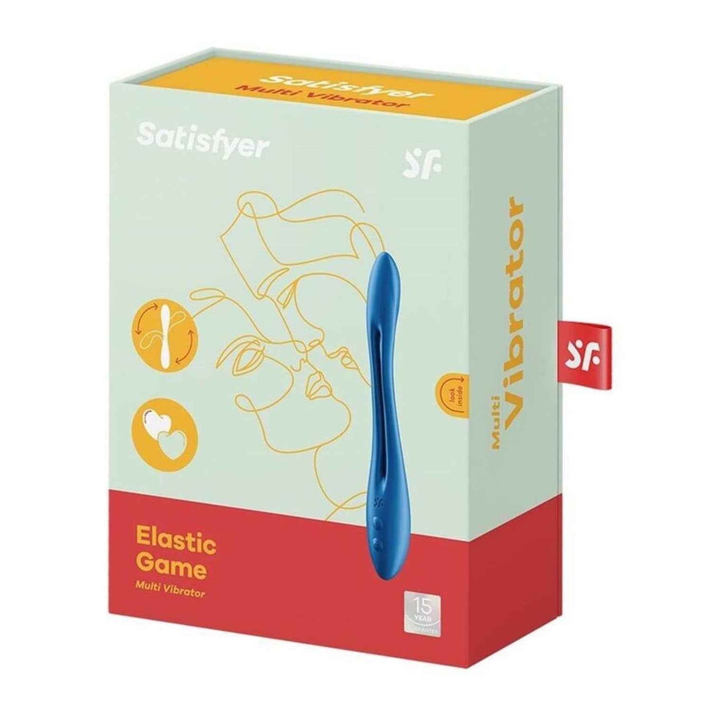 Satisfyer Elastic Game Multi-Vibrador Azul 1Un