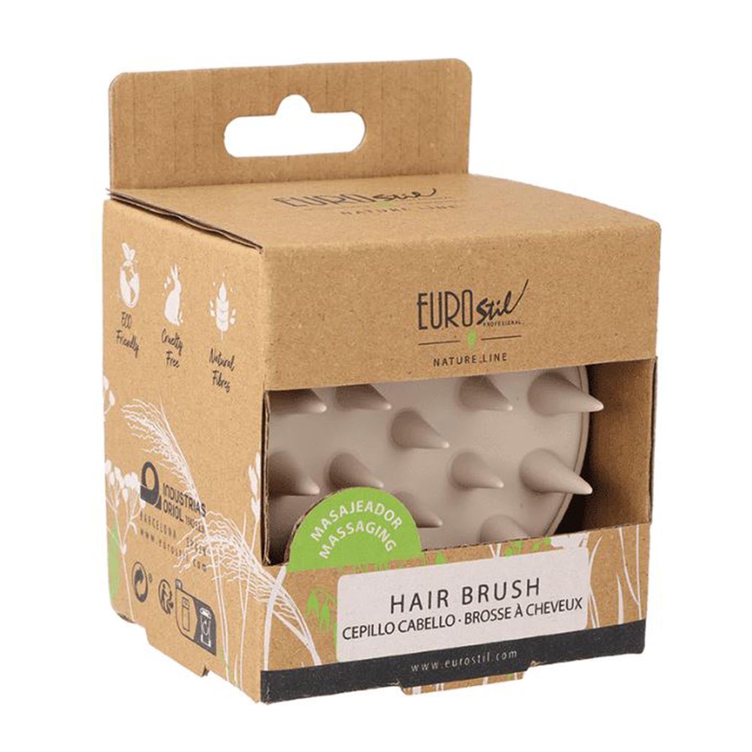 Eurostil Capilar Cepillo Masajeador Goma 1Un