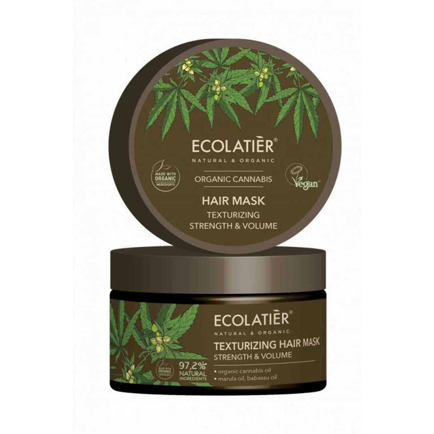 Ecolatier Organic Cannabis Mascára Capilar Texturizing 1Un