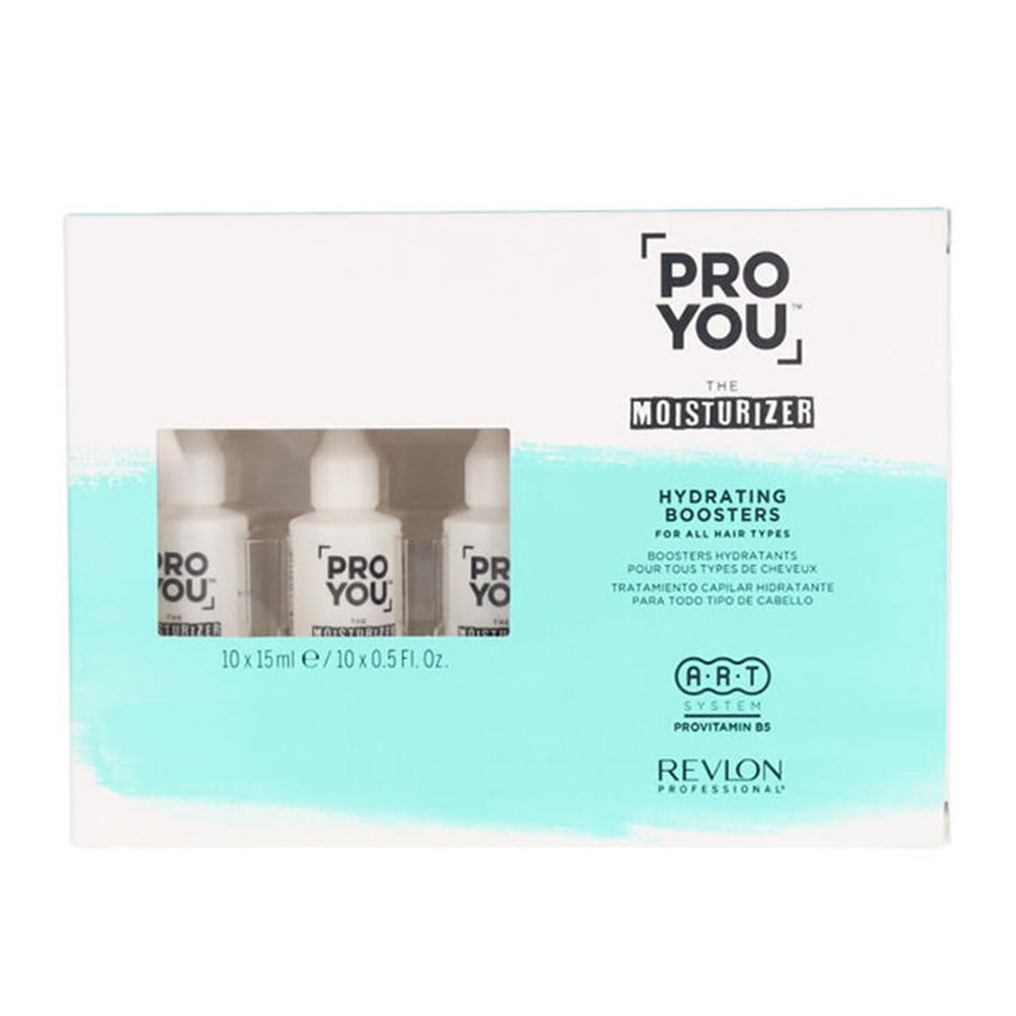 Revlon The Moisturizer Hydrating Boosters Todo Tipo Cabelo Tratamiento 10Un