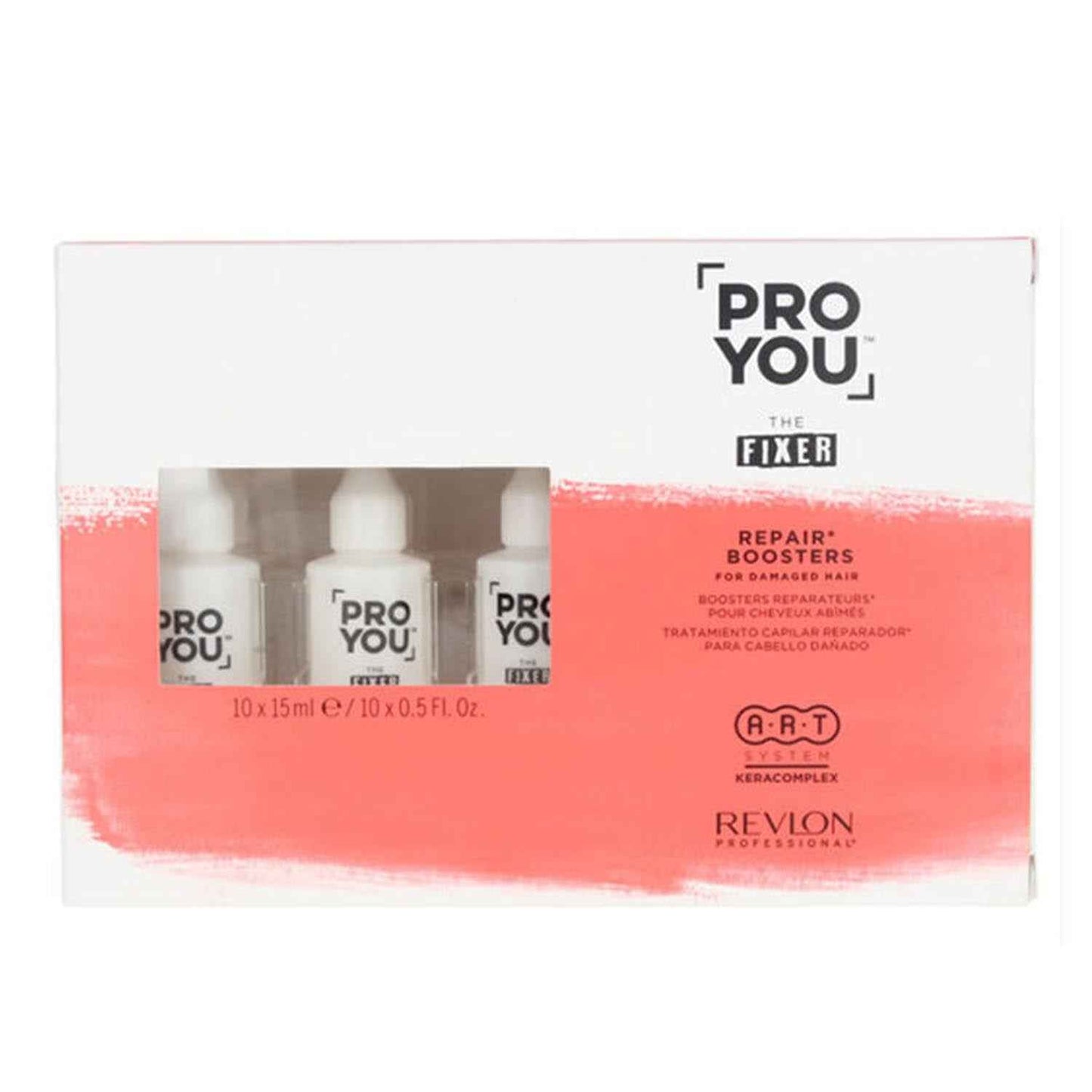 Revlon The Fixer Repair Boosters Cabelo Dañado Tratamiento 10Un