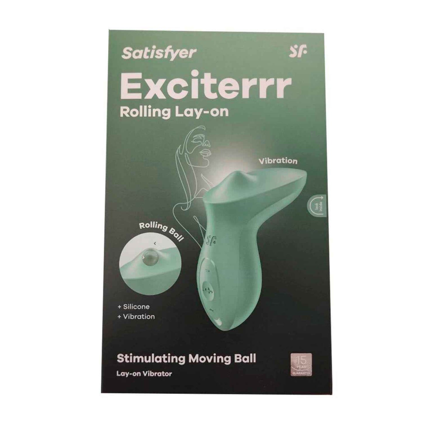 Satisfyer Excitter Ball Vibrador Verde 1Un