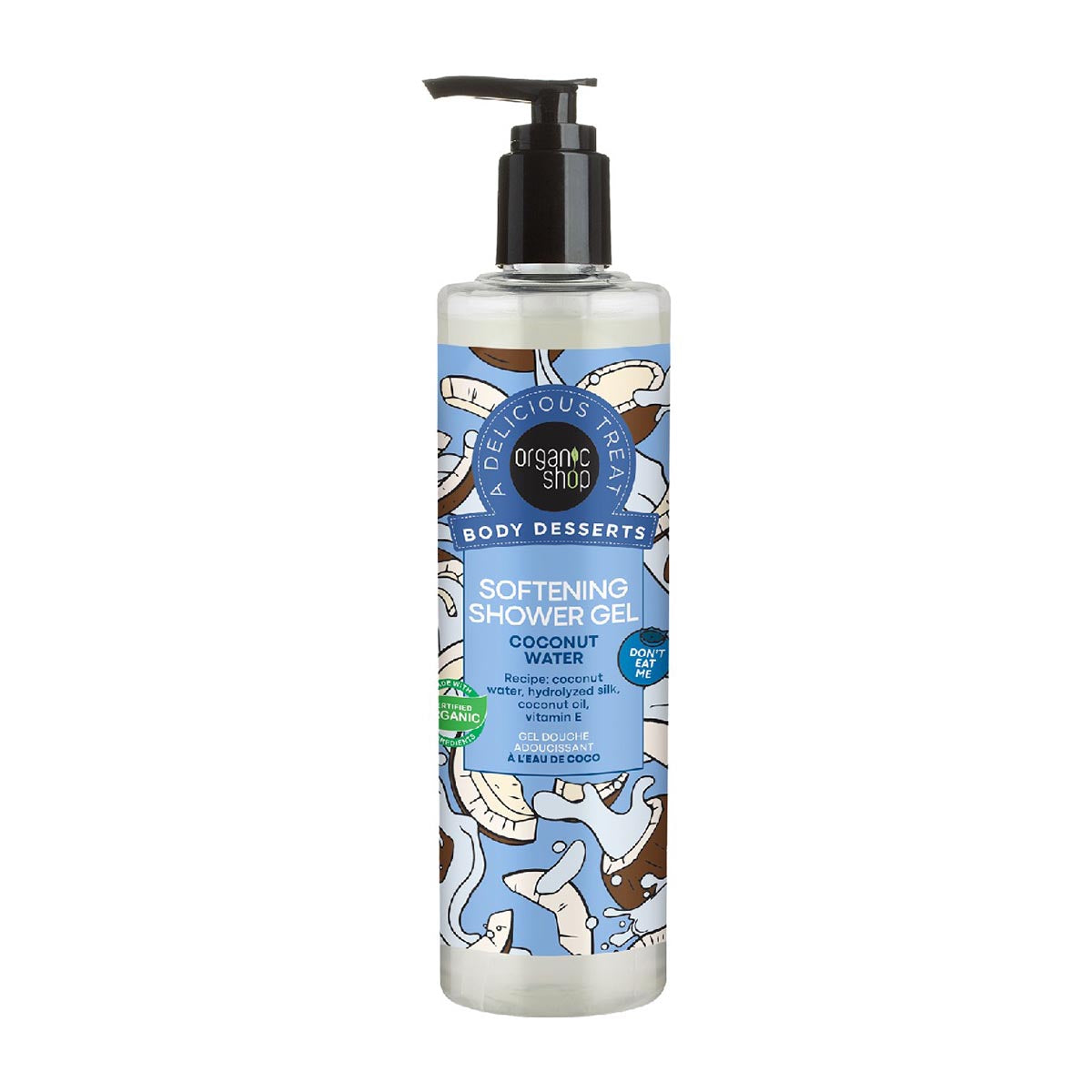 Organic Shop Body Desserts Coconut Water Gel De Baño 280Ml