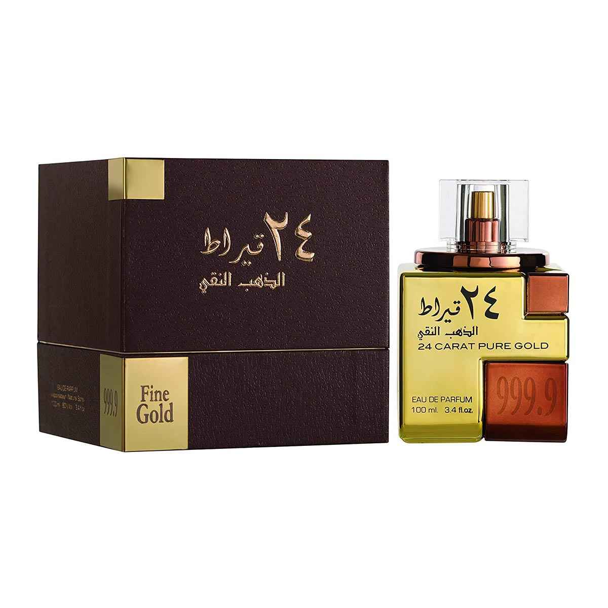 Lattafa 24 Carat Pure Gold Eau De Parfum 100Ml Vaporizador