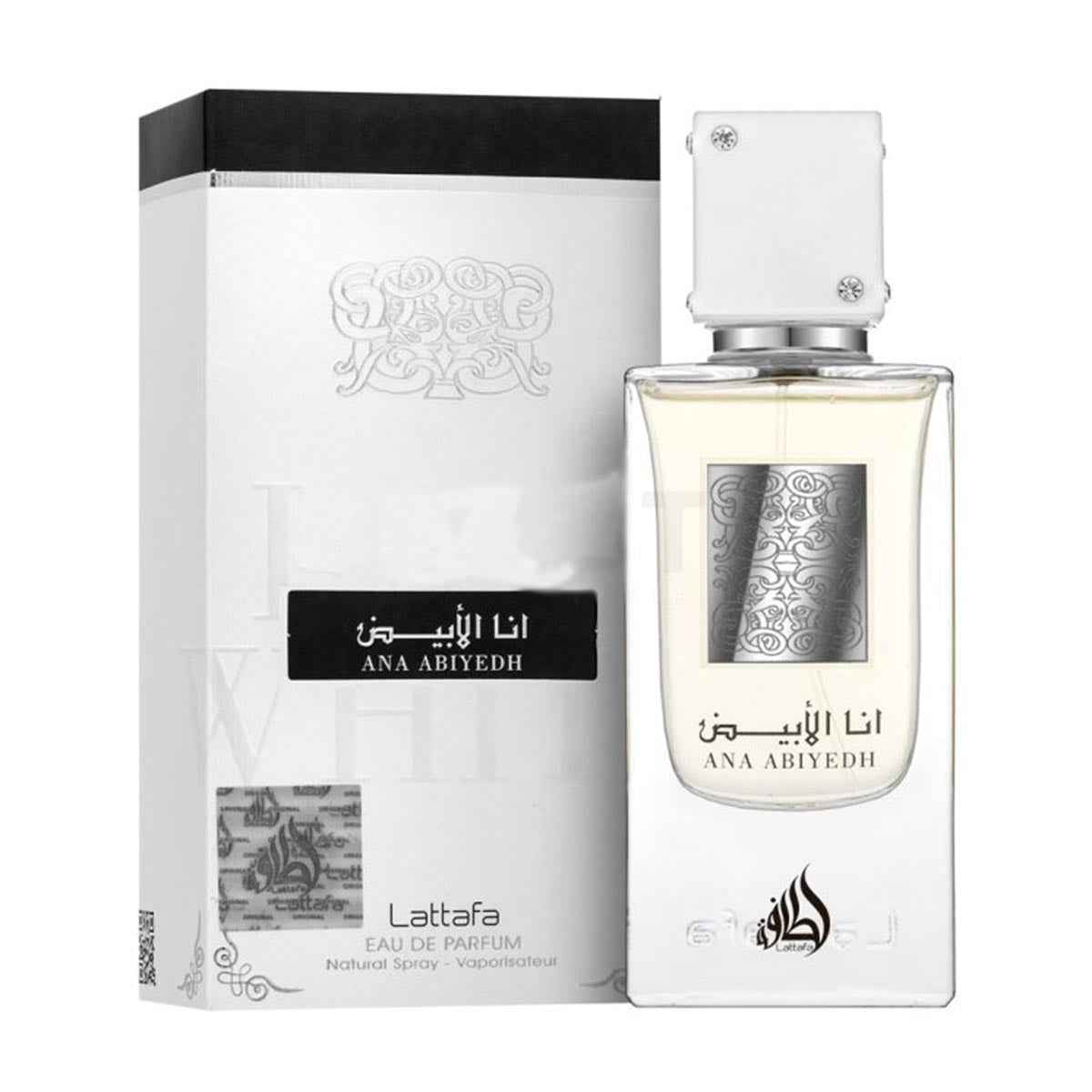 Lattafa Ana Abiyedh I Am White Eau De Parfum 60Ml Vaporizador