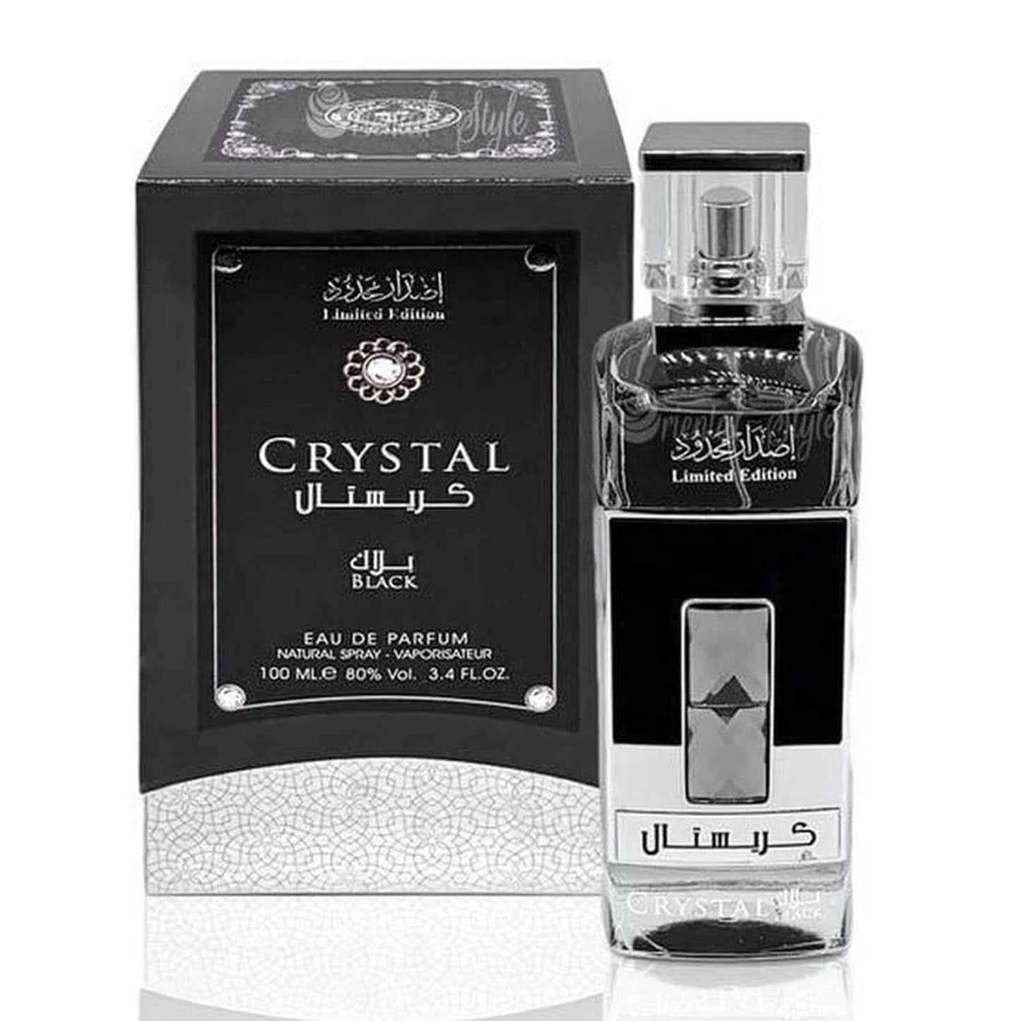 Al Zaafaran Crystal Black Eau De Parfum 100Ml Vaporizador