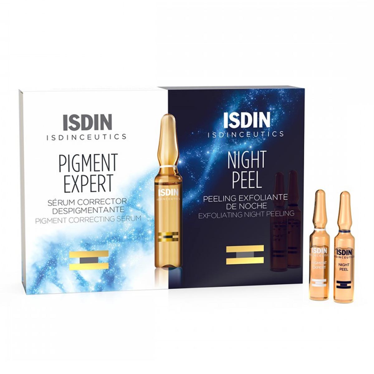 ISDIN ISDIN ISDINCEUTICS 1UN + EXFOLIANTE DE NOCHE TRATAMIENTO 10 AMPOLLAS
