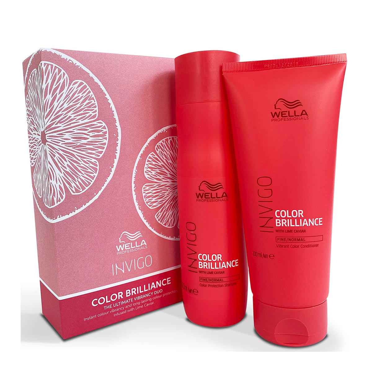 Wella Invigo Color Brilliance Duo Shampoo 1Un + Acondicionador 1U.