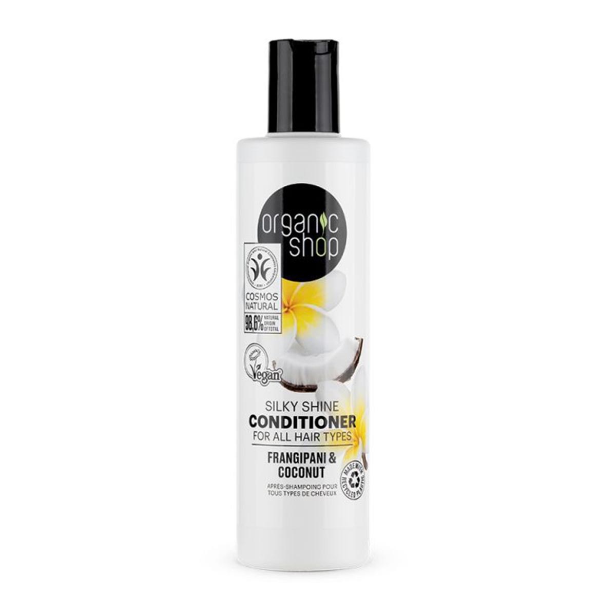 Natura Siberica Frangipani&Coconut Acondicionador Todo Tipo De Cabellos 280Ml
