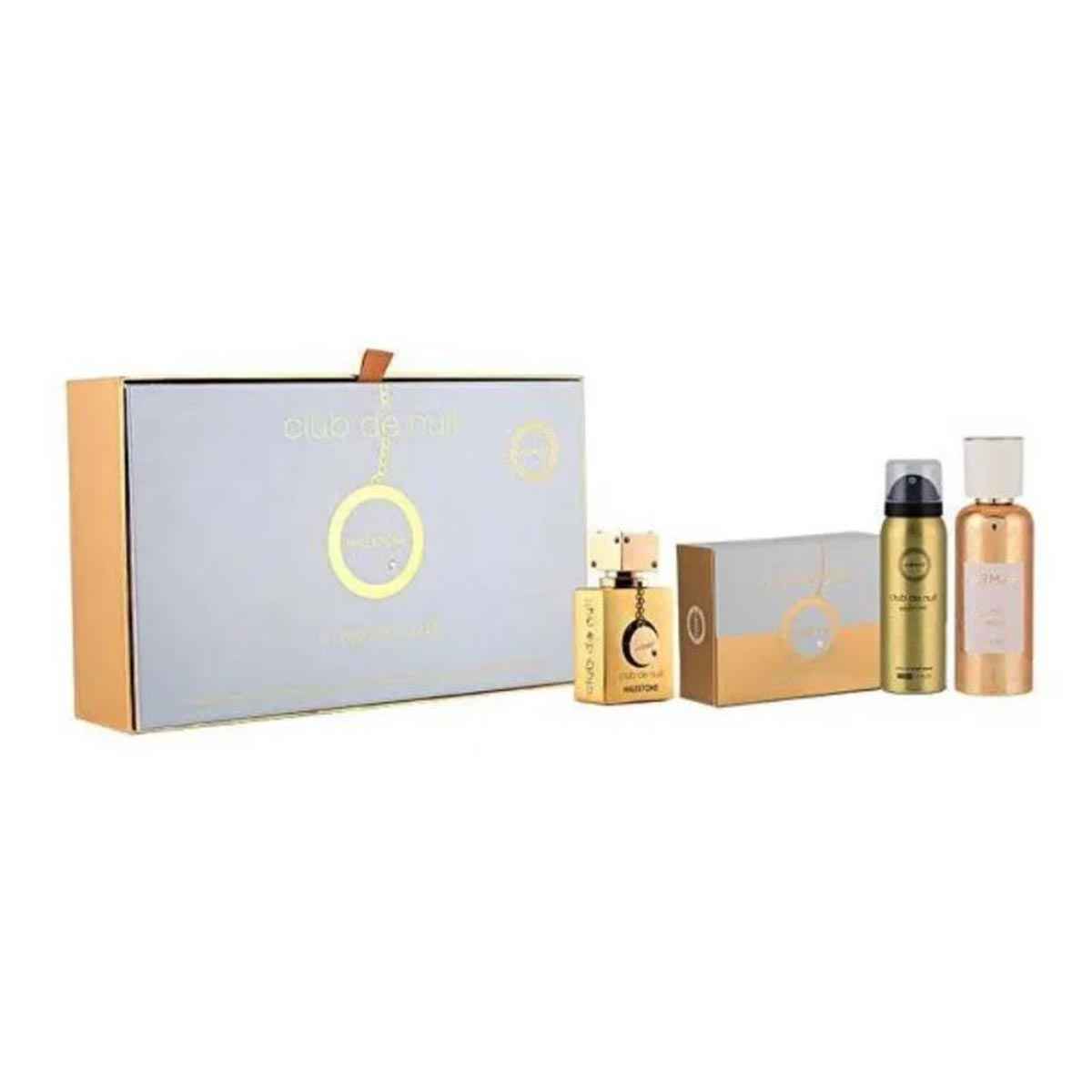Armaf Club De Nuit Milestone Eau De Parfum 130Gr Vaporizador + Hair Mist 55Ml + Jabon 1U + Spray Corporal Perfumado 50Ml Vaporizador
