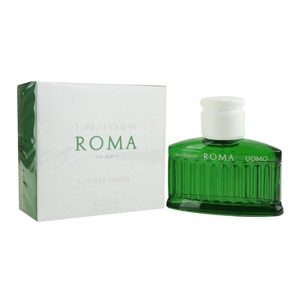 Laura Biagiotti Roma Uomo Eau De Toilette Green Swing 200Ml Vaporizador