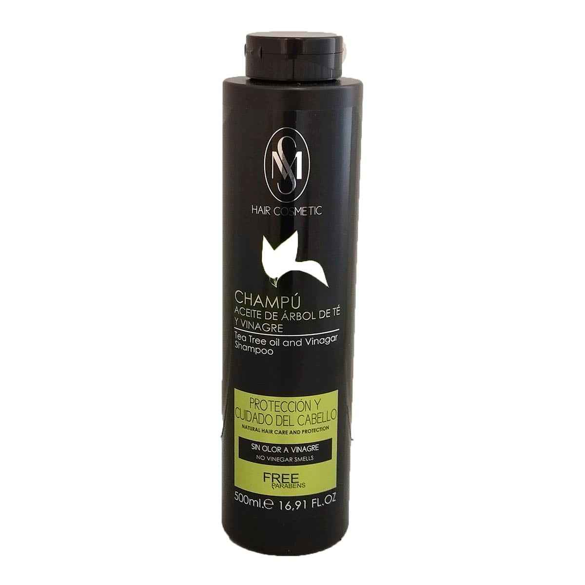 Hair Cosmetic Sm Vinagre Y Aceite De Arbol De Te Shampoo Sin Parabenos Sin Olor 500Ml