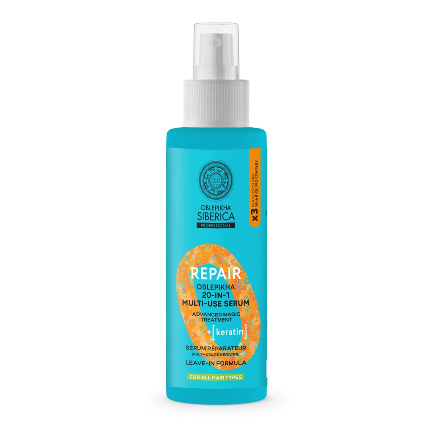 Oblepikha Repair Keratin Serum Capilar Multi-Uso 2In1 200Ml