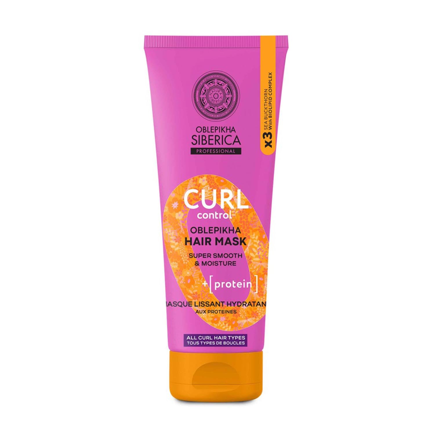 Oblepikha Curl Protein Mascarilla Capilar 200Ml
