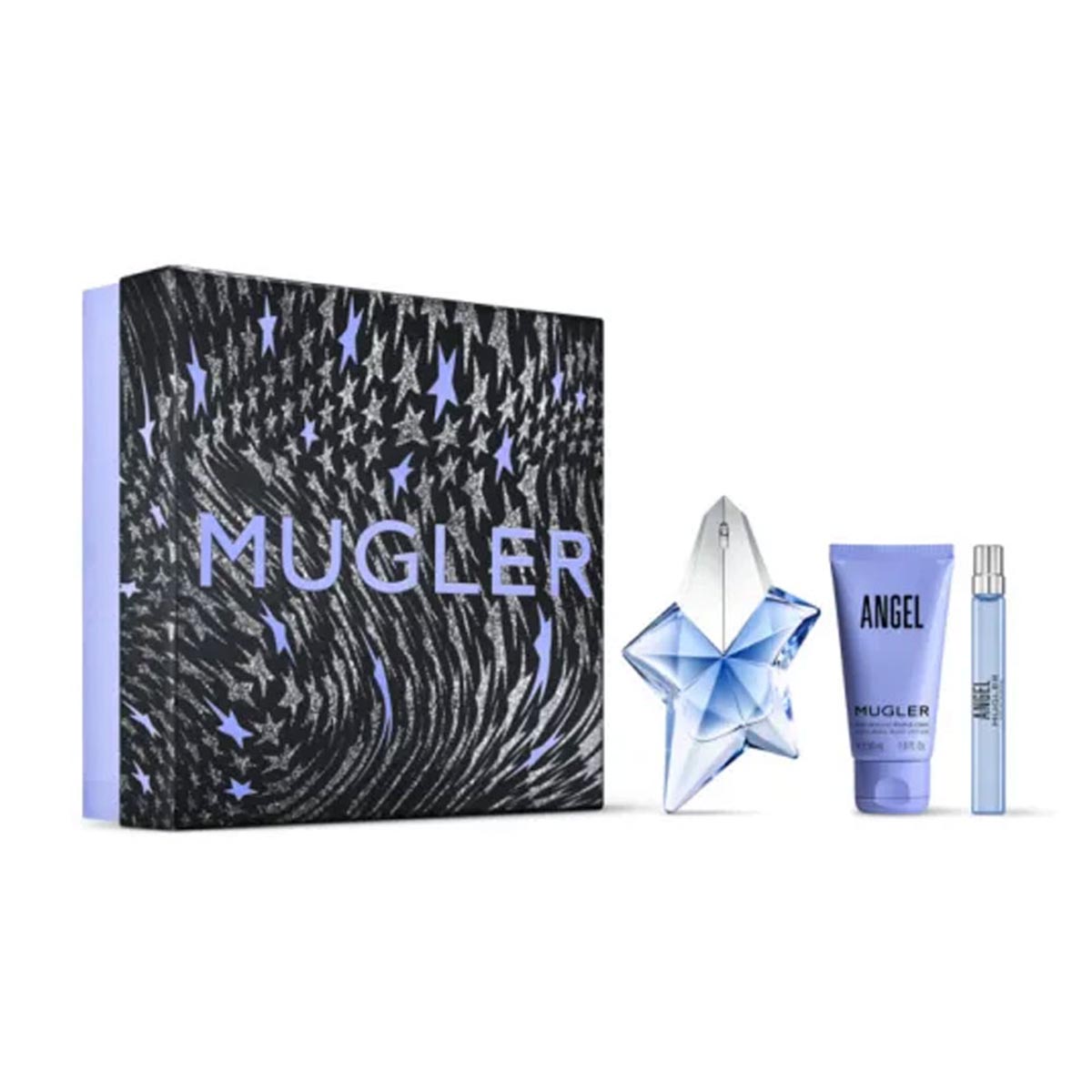 Thierry Mugler Angel Eau De Parfum 50Ml Vaporizador + Locion Corporal Perfumada 50Ml + Miniatura 10Ml Vaporizador