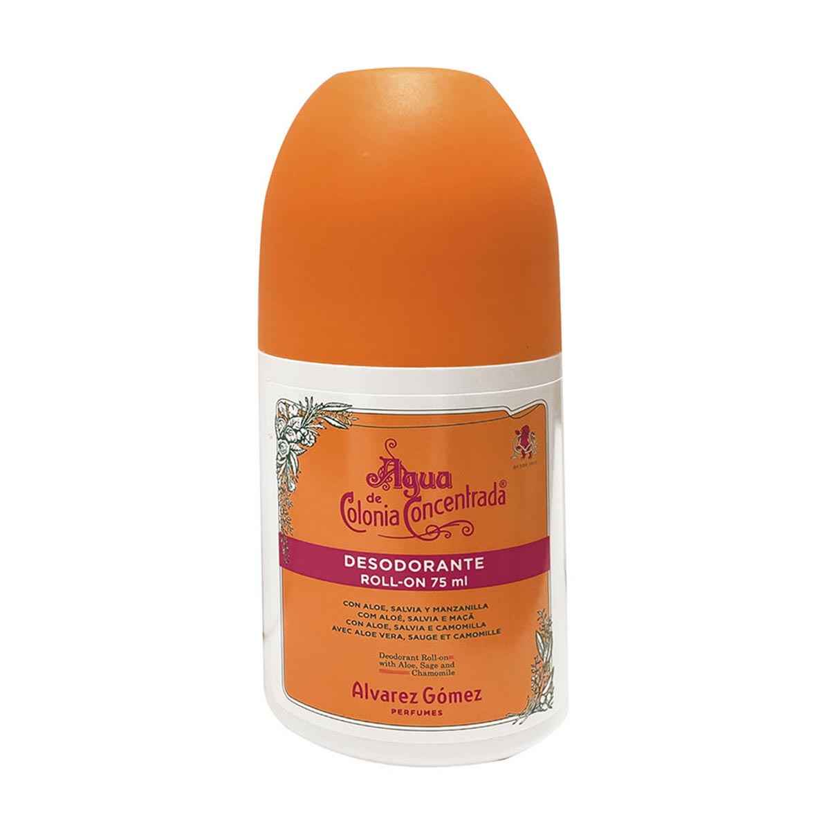 Alvarez Gomez Agua De Colonia Concentrada Desodorante Roll-On 75Ml