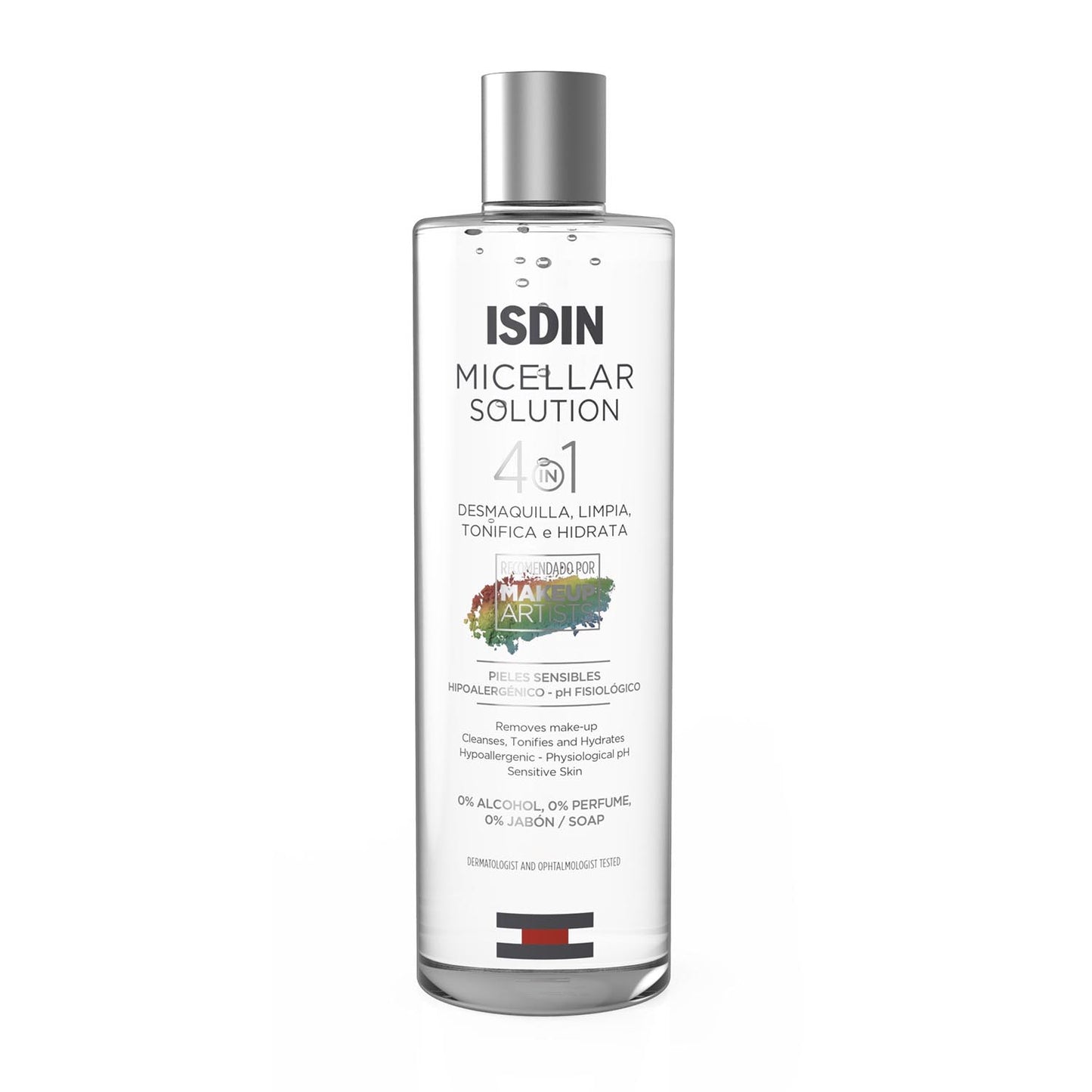 ISDIN 4IN1 MICELLAR SOLUTION SOLUCION SIN ALCOHOL PIELES SENSIBLES 400ML