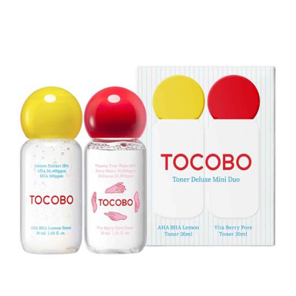 Tocobo Toner Deluxe Mini Duo Tonico Lemon+Berry 2Un