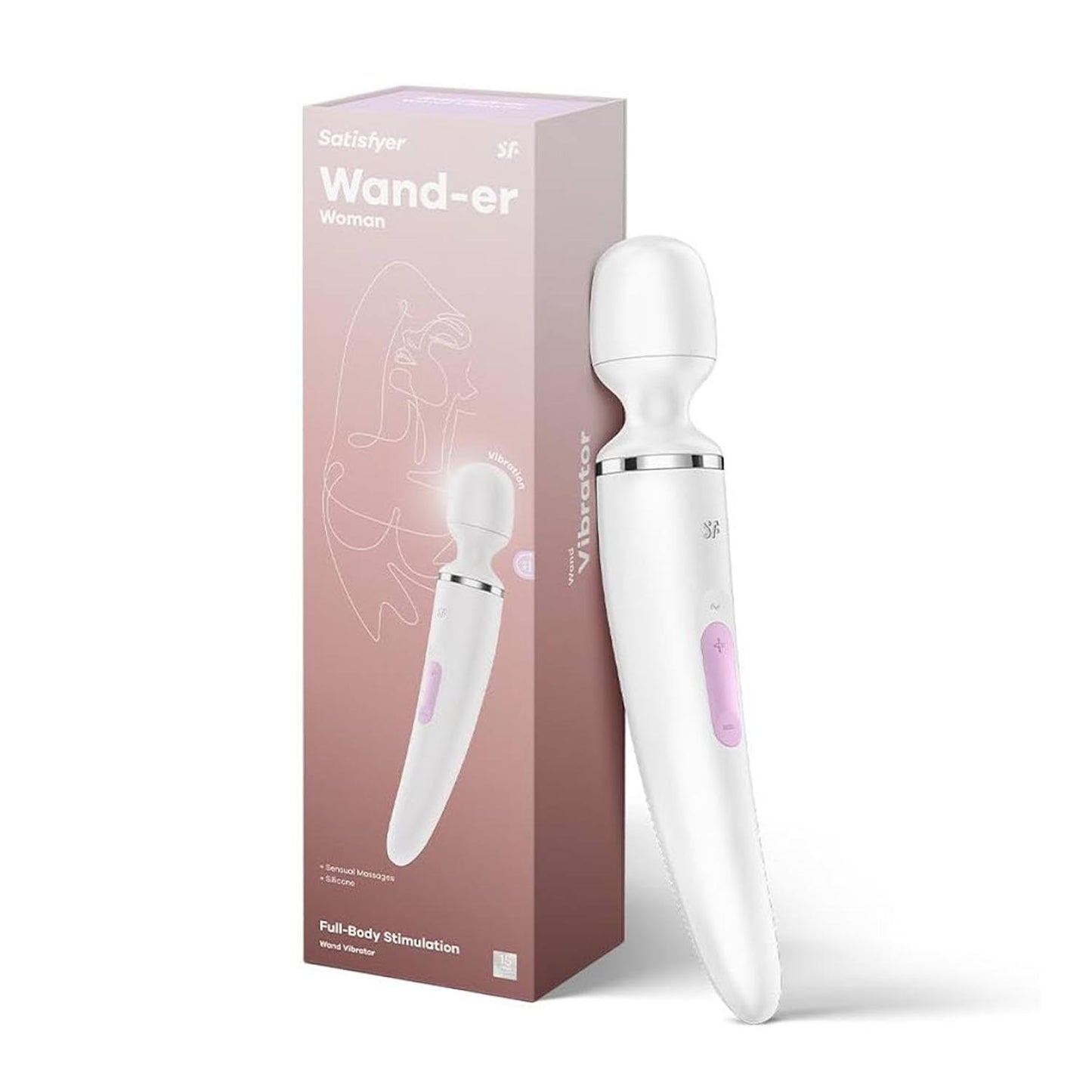 Satisfyer Wand-Erland Vibrador Blanco 1Un
