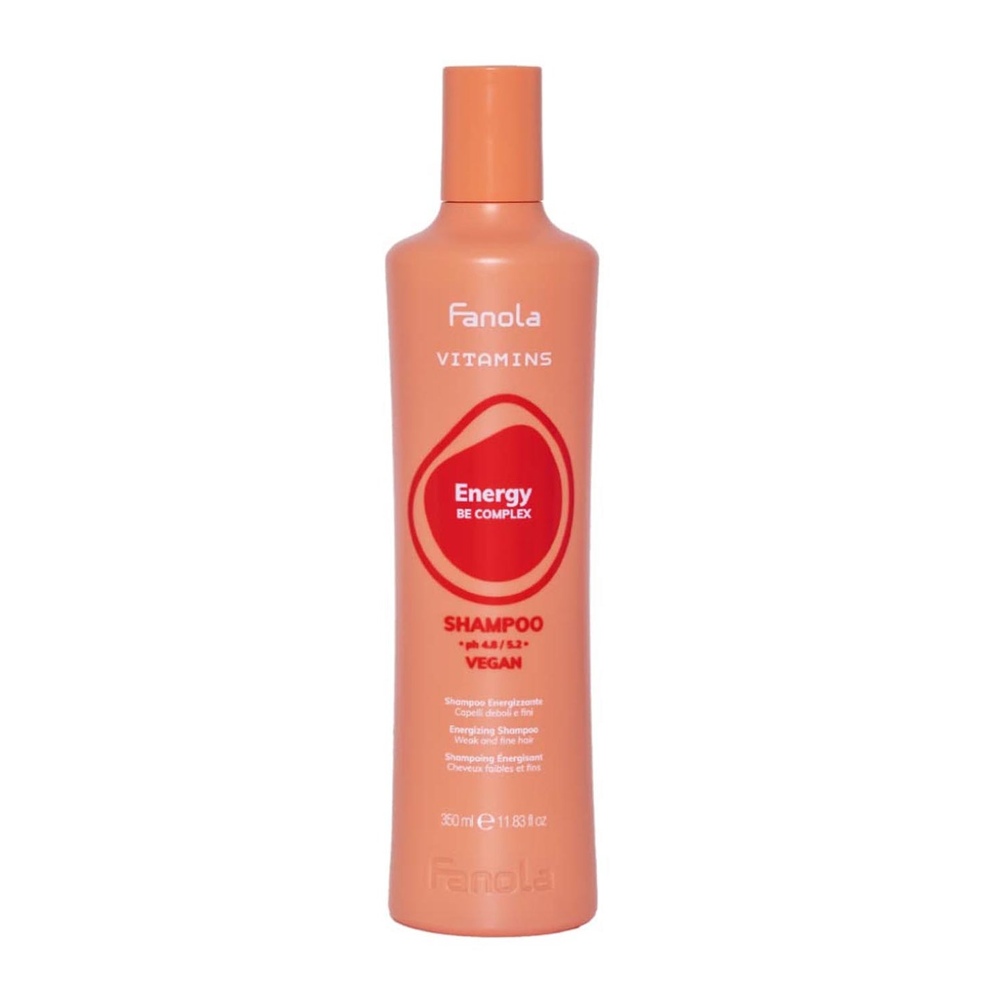Fanola Vitamins Energy Be Complex Shampoo Vegano 350Ml