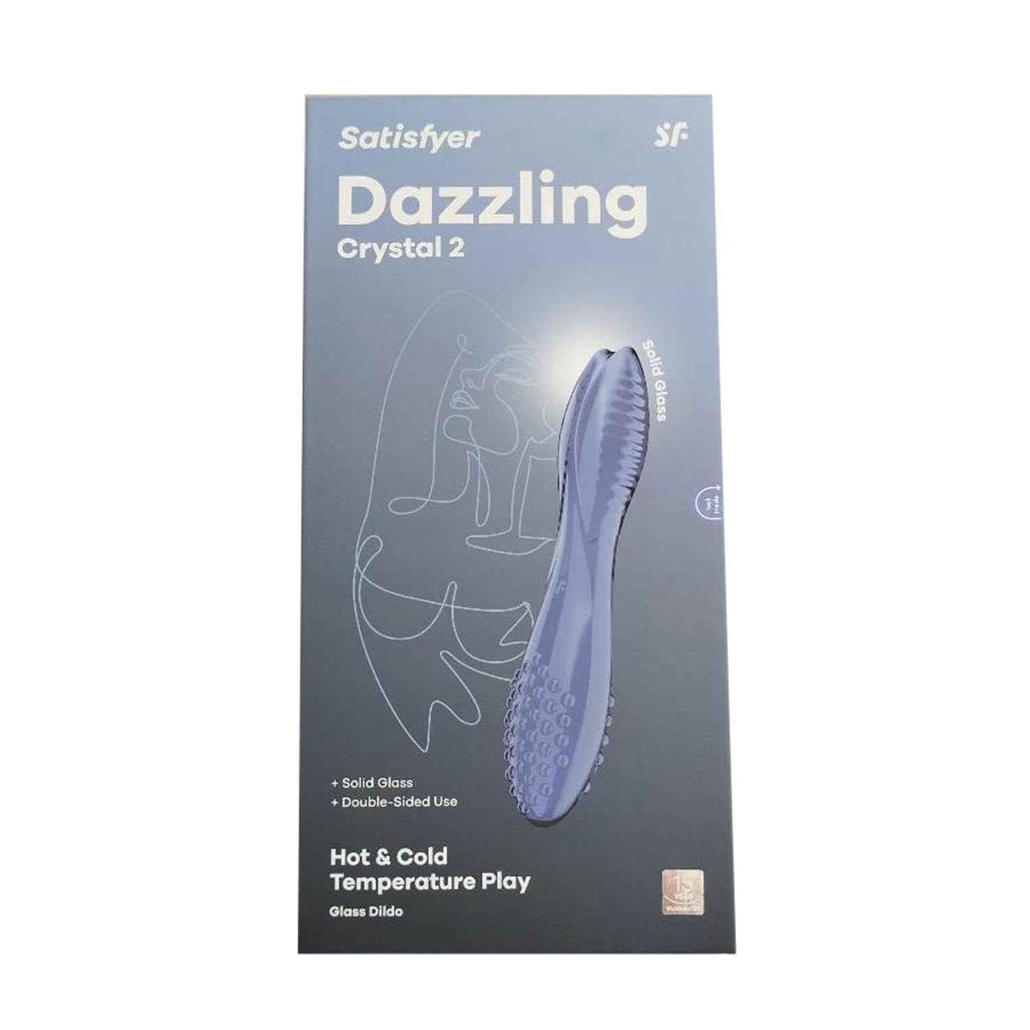 Satisfyer Dazzling Crystal 2 Dildo Azul 1Un