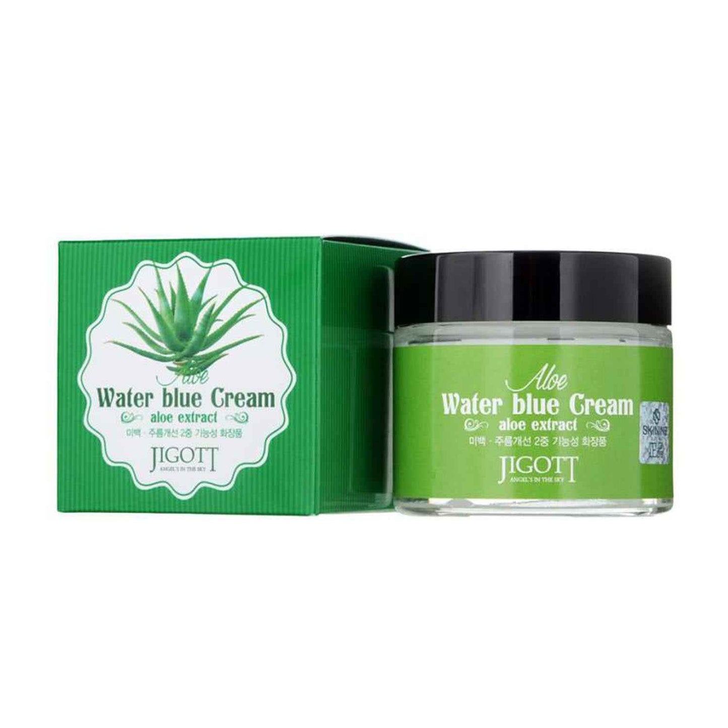 Jigott Water Blue Cream Extracto De Aloe Tarro Tarro 100Ml