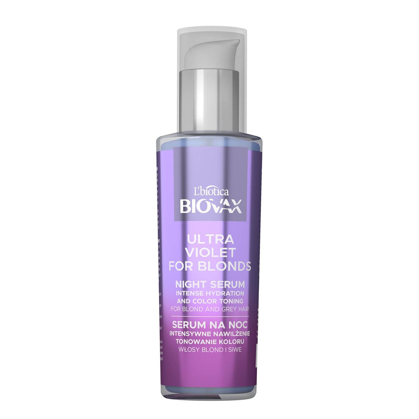 Biotica Biovax Ultra Violet Serum De Noche Cabelos Rubios 100Ml