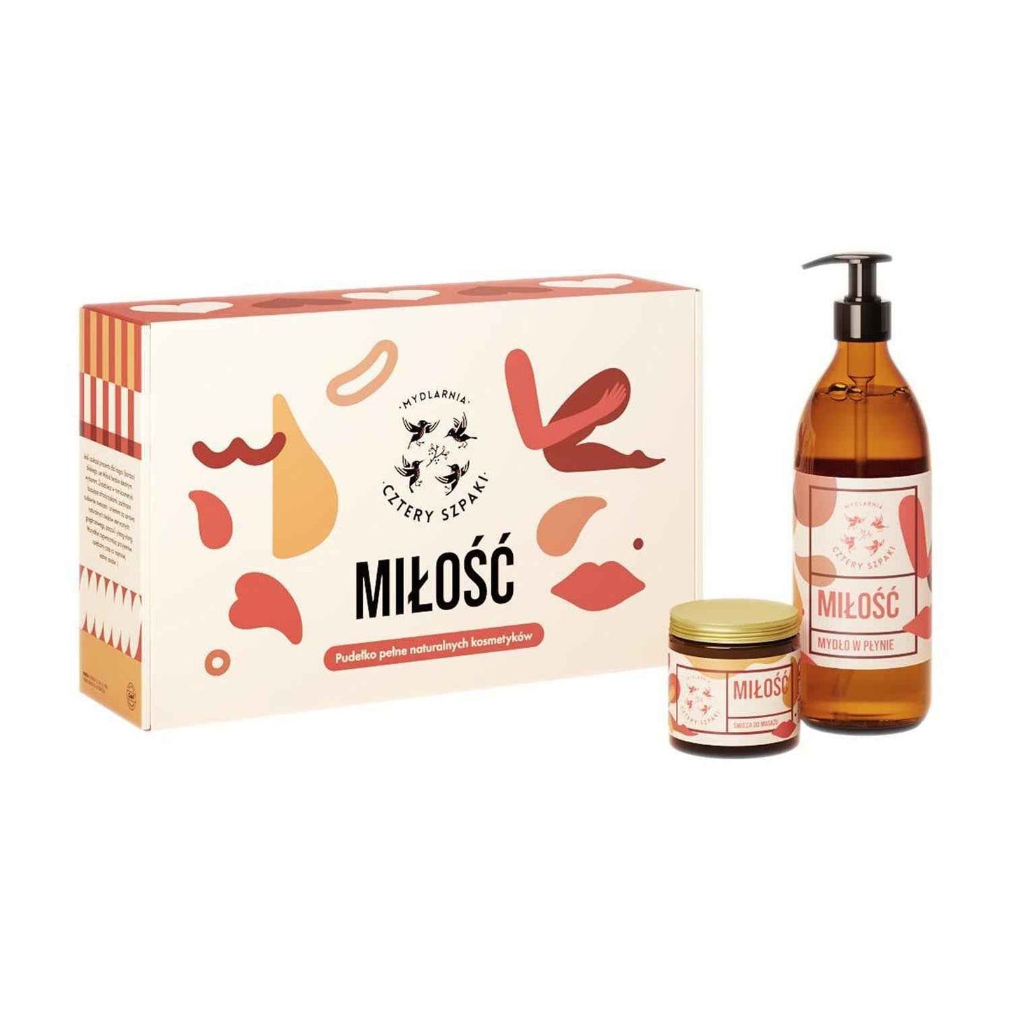 Mydlarnia Milosc Jabon Liquido 500Ml + Vela 1U.