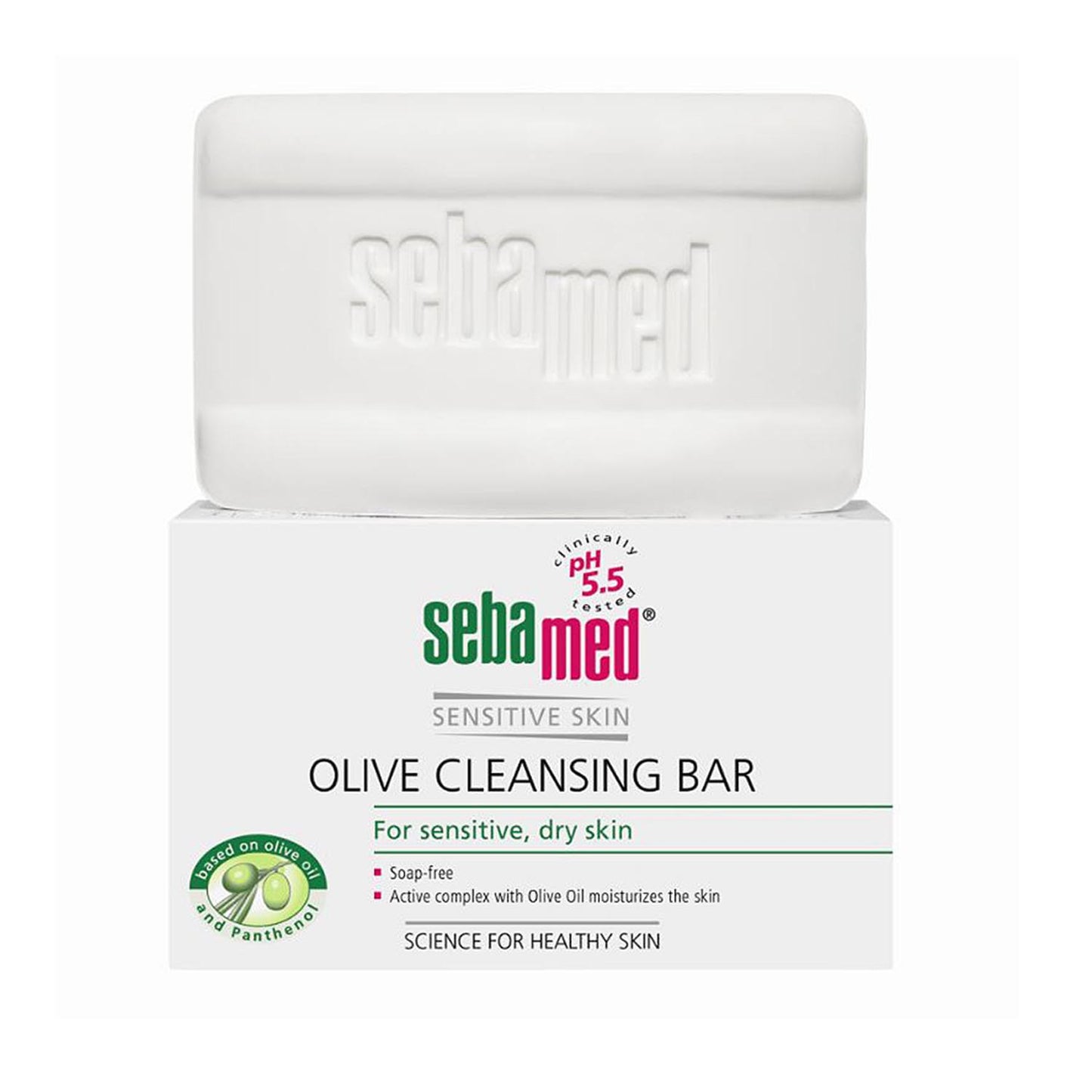 Sebamed Sens.Skin Olive Pastilla De Jabon Péles Secas 150Gr