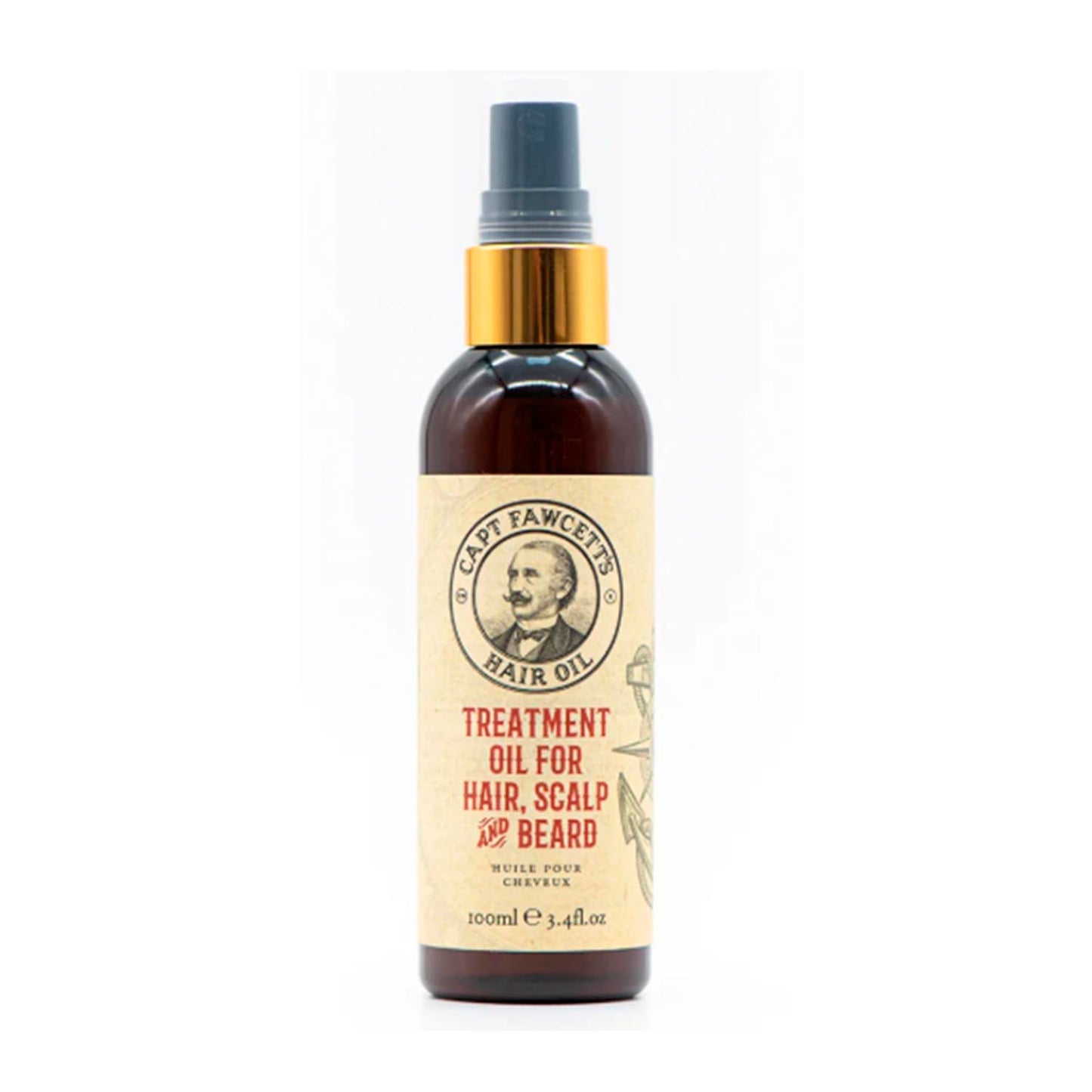 Captain Fawcett For Hair Scalp And Beard Tratamiento Aceite 100Ml