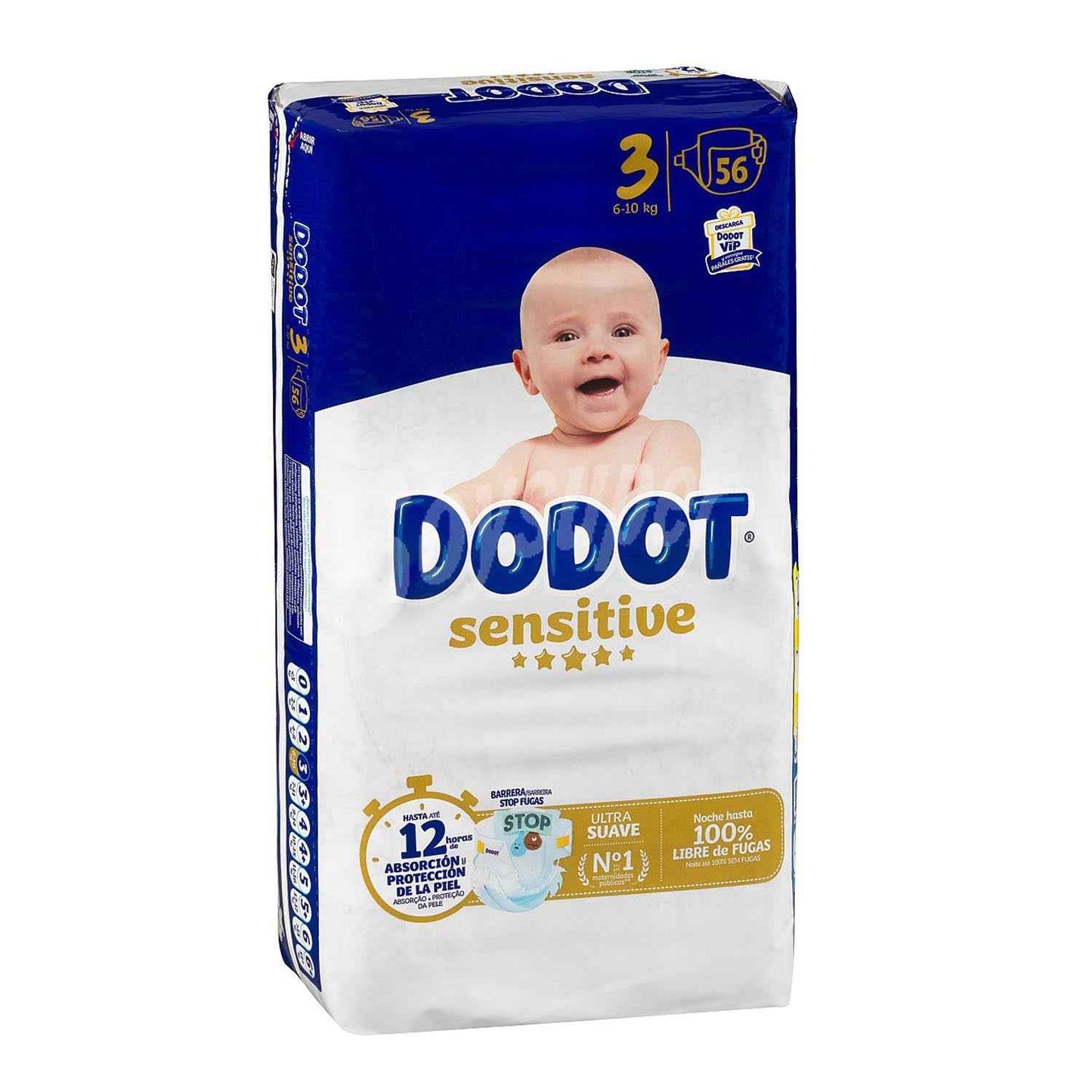 Dodot Sensitive Pañales 6-10Kg 10000Gr