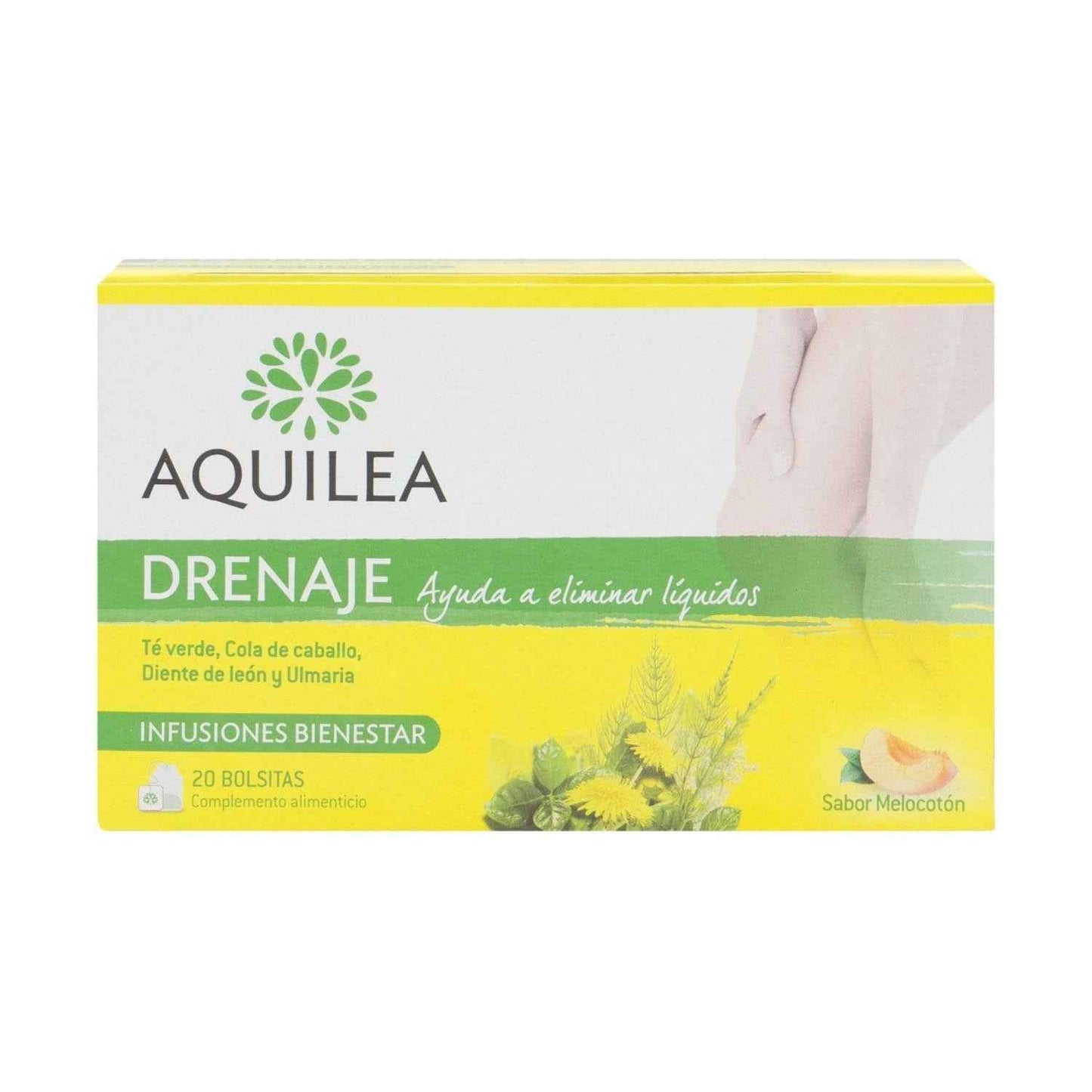 Aquilea Te Verde Drenaje Infusión Bienenestar 20 Bolsitas 1Un