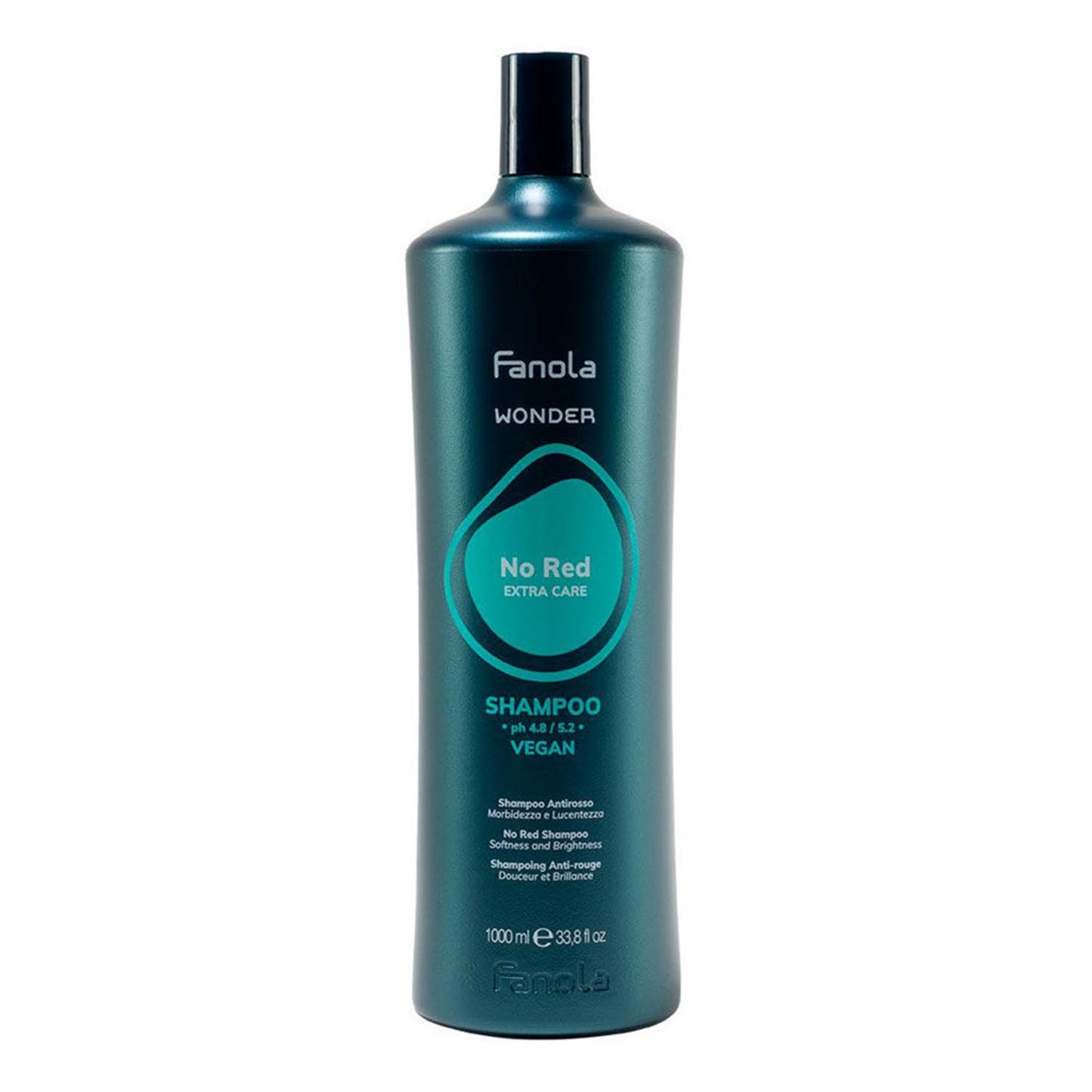 Fanola Wonder No Red Extra Care Shampoo Vegano 1000Ml
