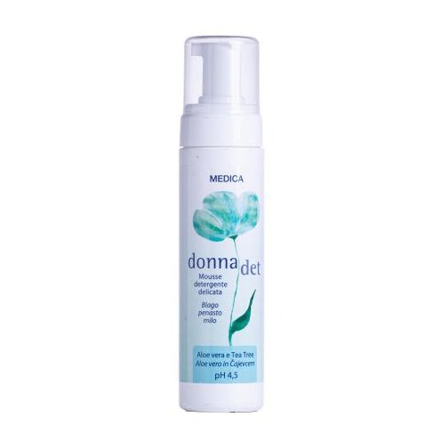 Donna Medkca Aloe Vera Mousse Detergente Ph 4 5 200Ml