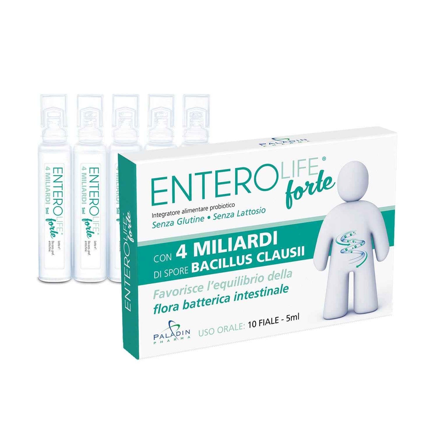 Paladin Pharma Entero Life Tratamiento Probiotico Forte Uso Oral 10Un