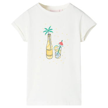 T-shirt infantil cor cru 92