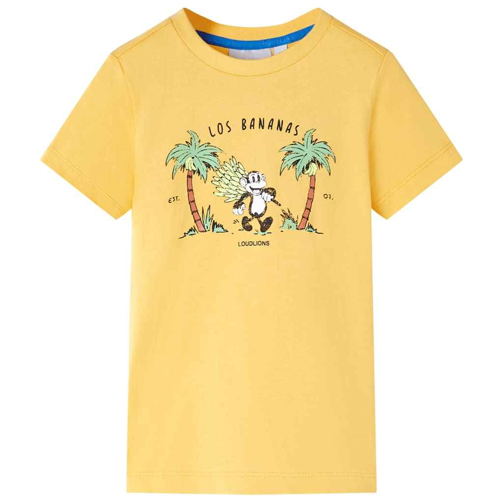 T-shirt infantil caqui-claro 92
